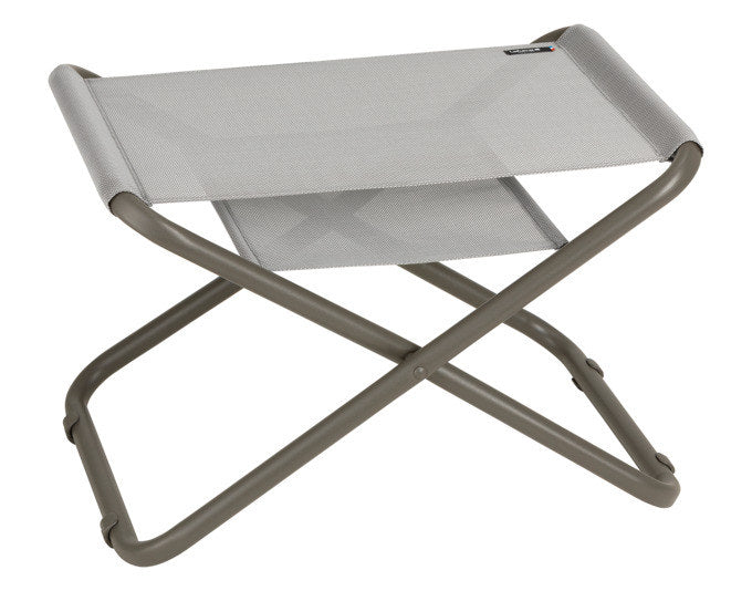 Hocker Next Evo Batyline Color Block in Terre und Grau, Outdoor-Hocker von Lafuma