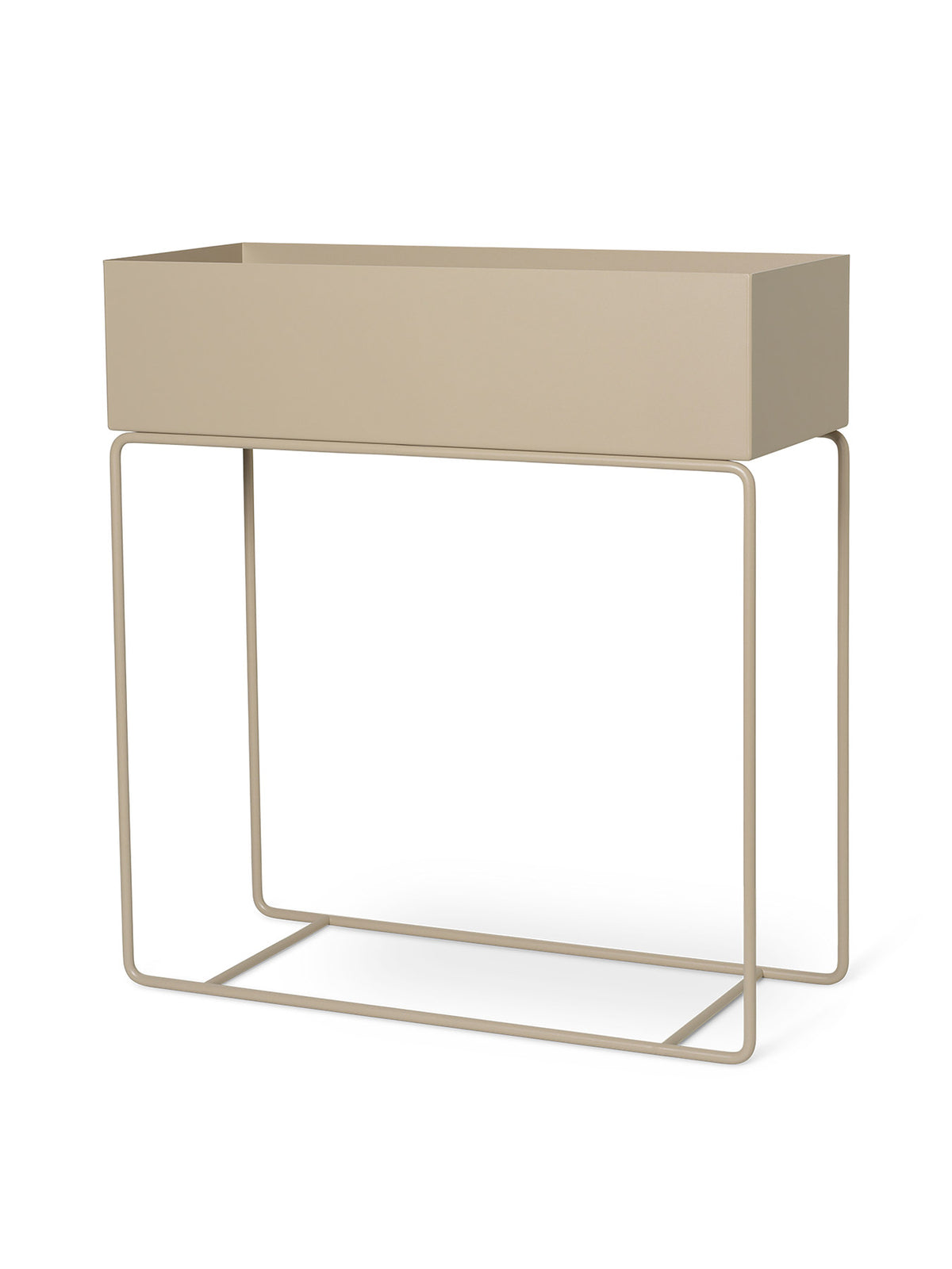 Pflanzentopf Outdoor Pflanzenbox von Ferm Living, Metallgefäss auf dünnen Beinen