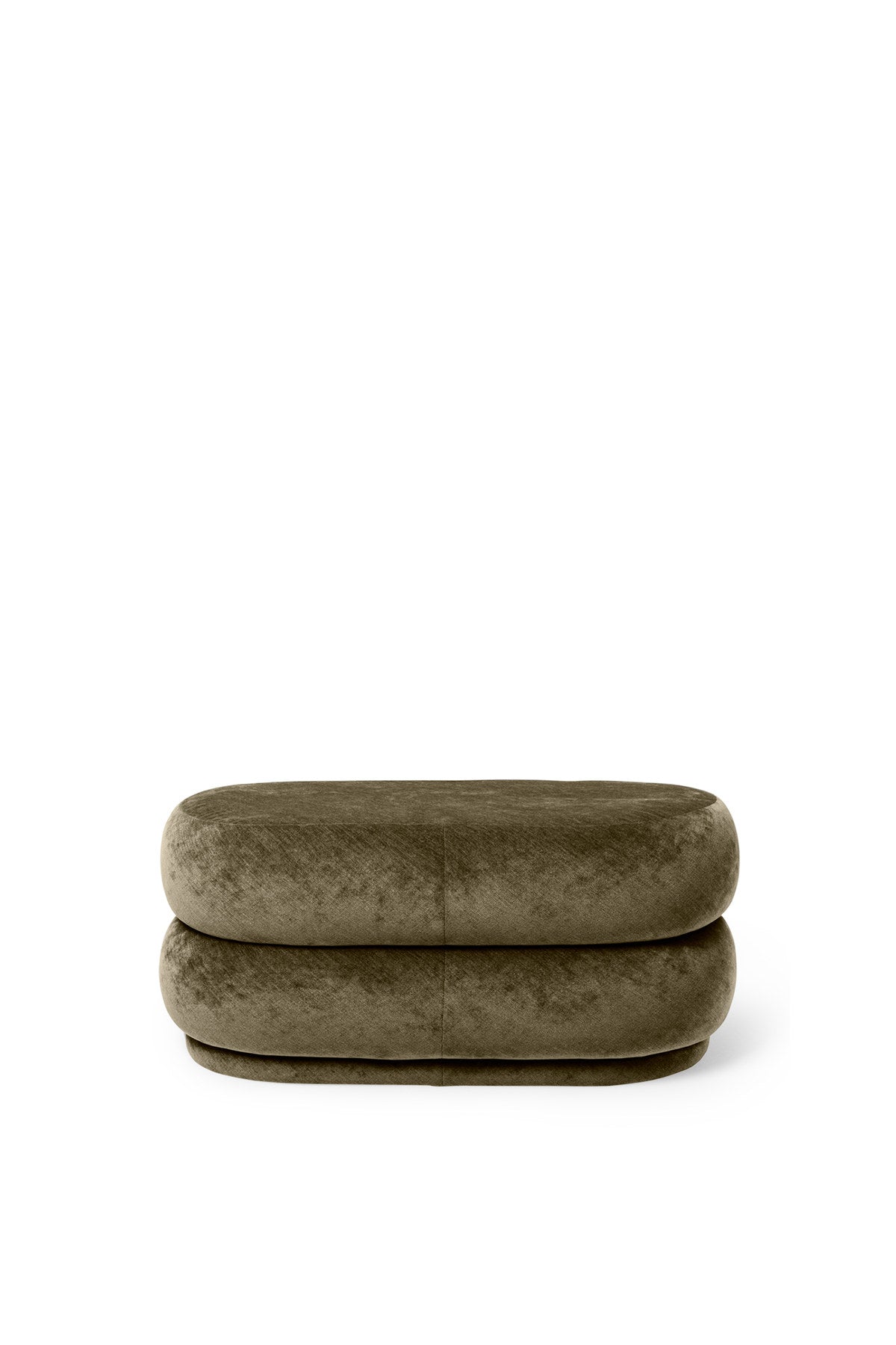 Pouf oval in Forest präsentiert im Onlineshop von KAQTU Design AG. Pouf ist von Ferm Living