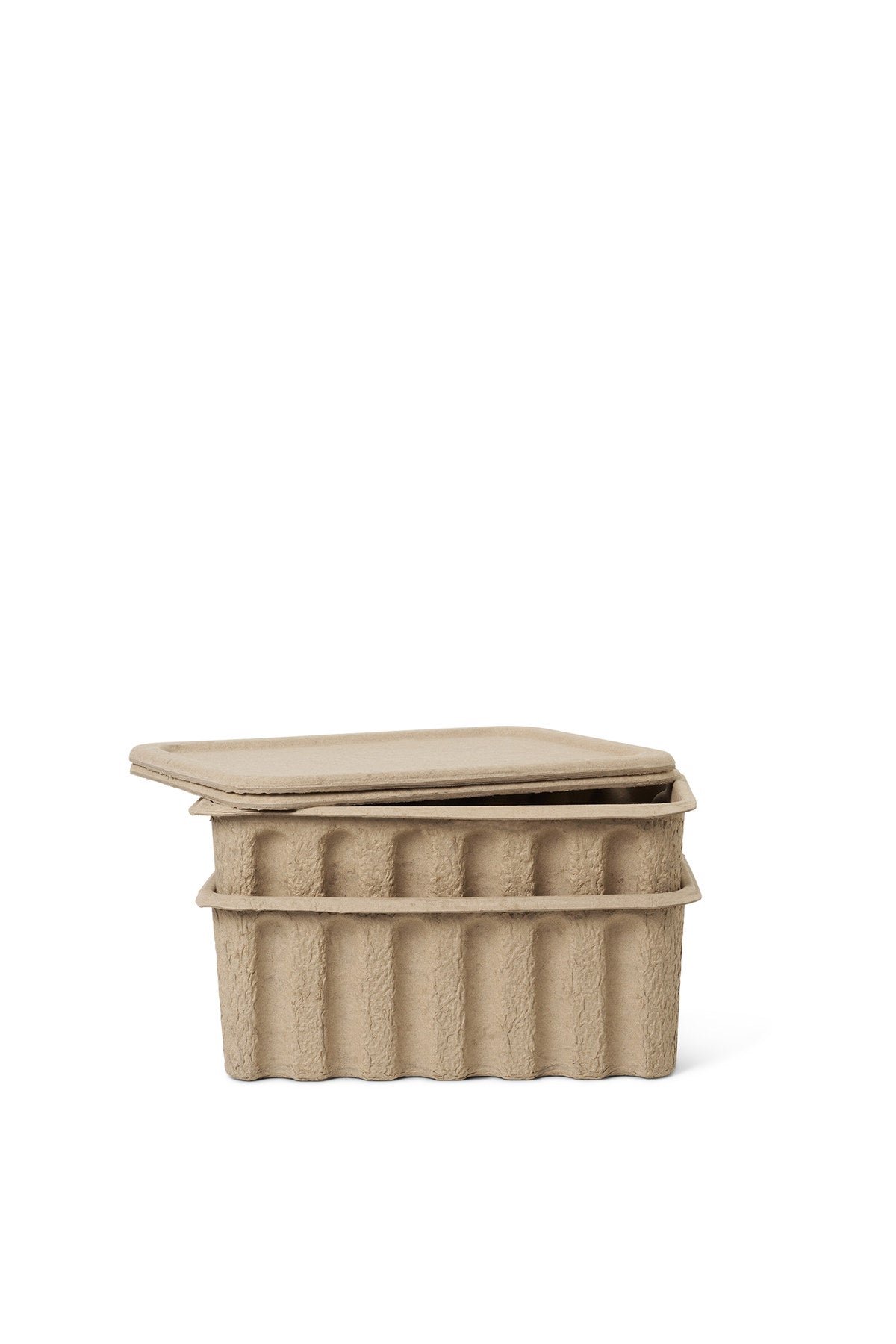 Aufbewahrungsbox 2er Set in Braun präsentiert im Onlineshop von KAQTU Design AG. Aufbewahrungsbox ist von Ferm Living