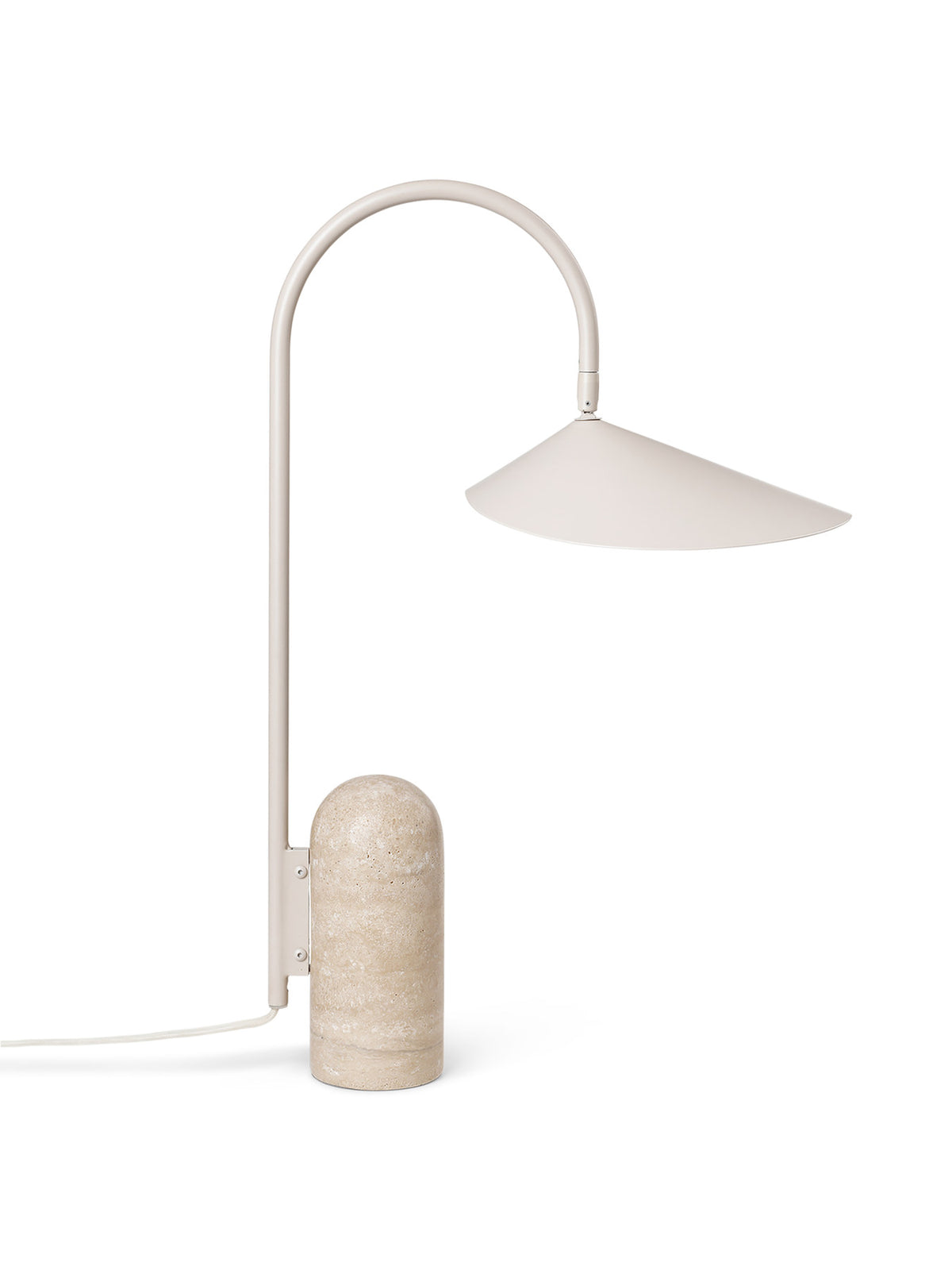 Arum Tischlampe in Kaschmir präsentiert im Onlineshop von KAQTU Design AG. Tischleuchte ist von Ferm Living