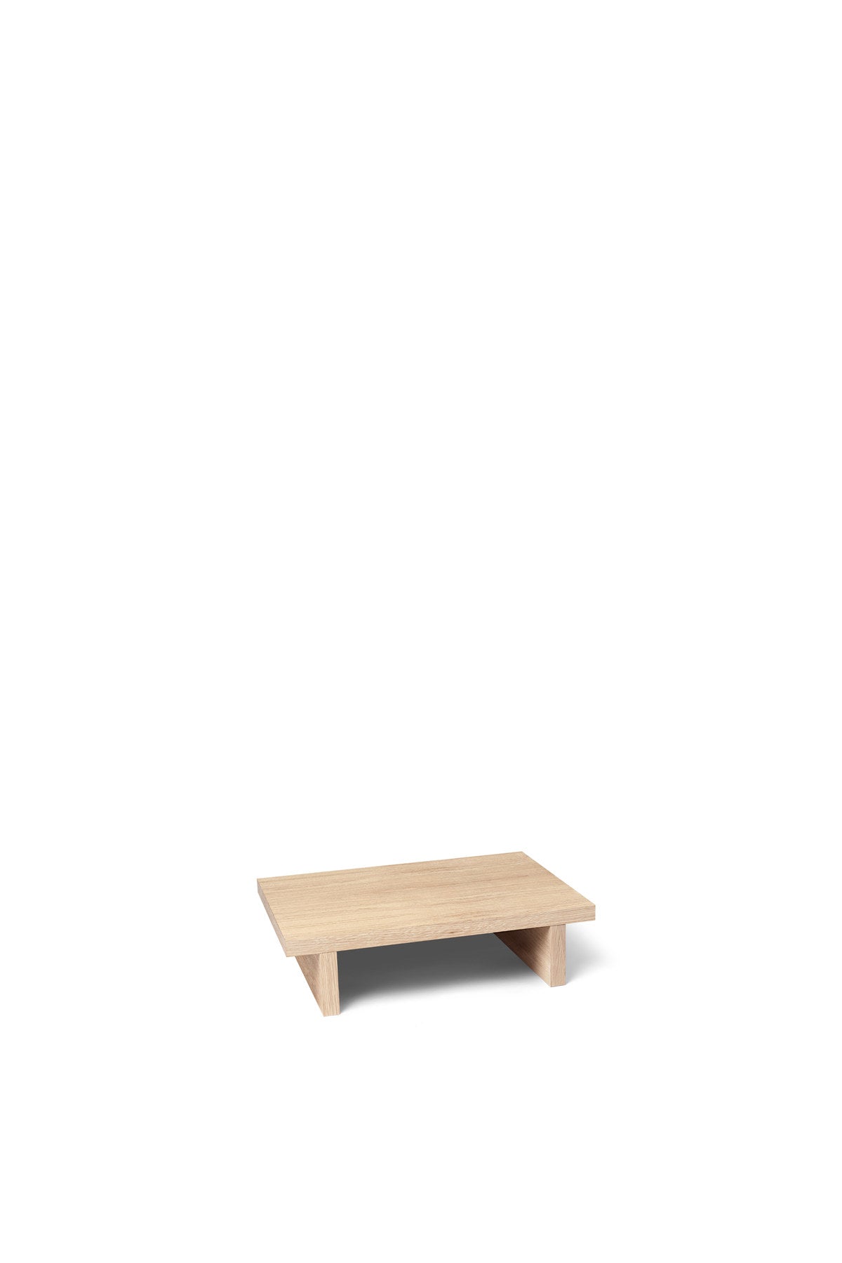 Kona Beistelltisch in Hellbraun präsentiert im Onlineshop von KAQTU Design AG. Couchtisch ist von Ferm Living