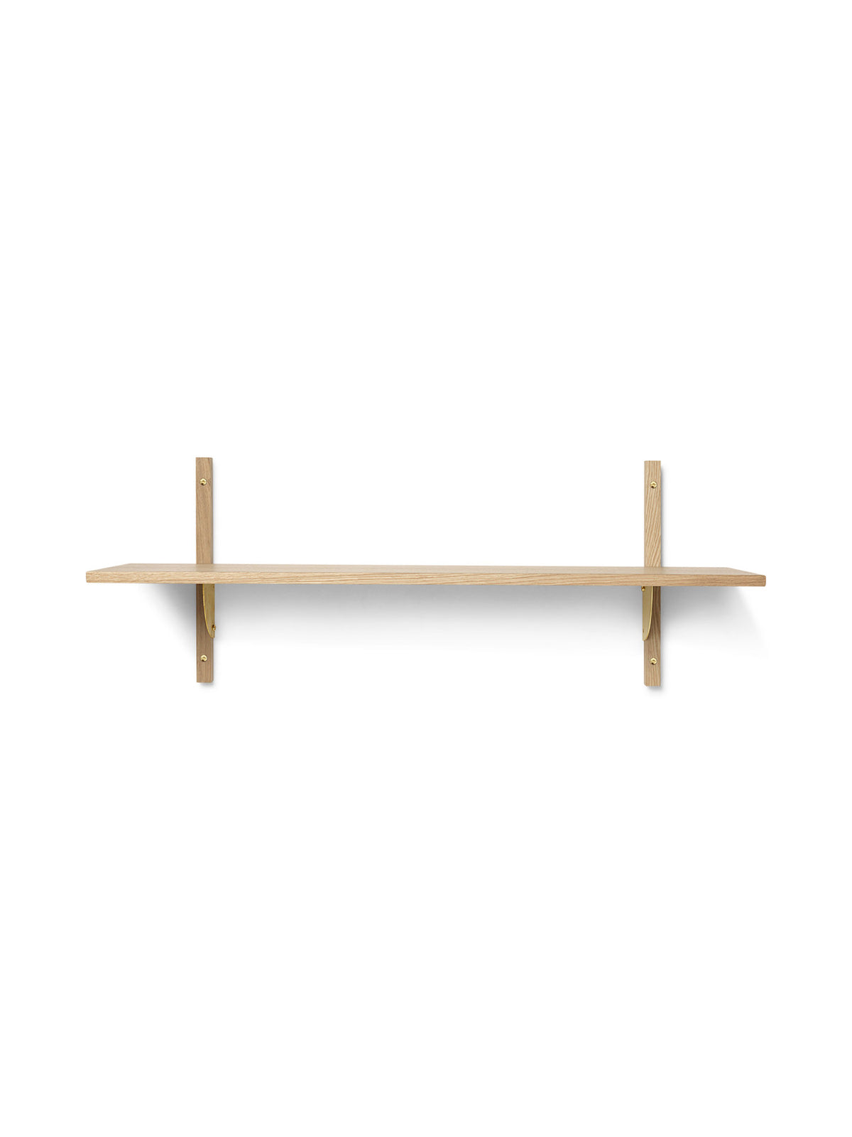 Sector Wandregal in Hellbraun/Messing präsentiert im Onlineshop von KAQTU Design AG. Wandregal ist von Ferm Living