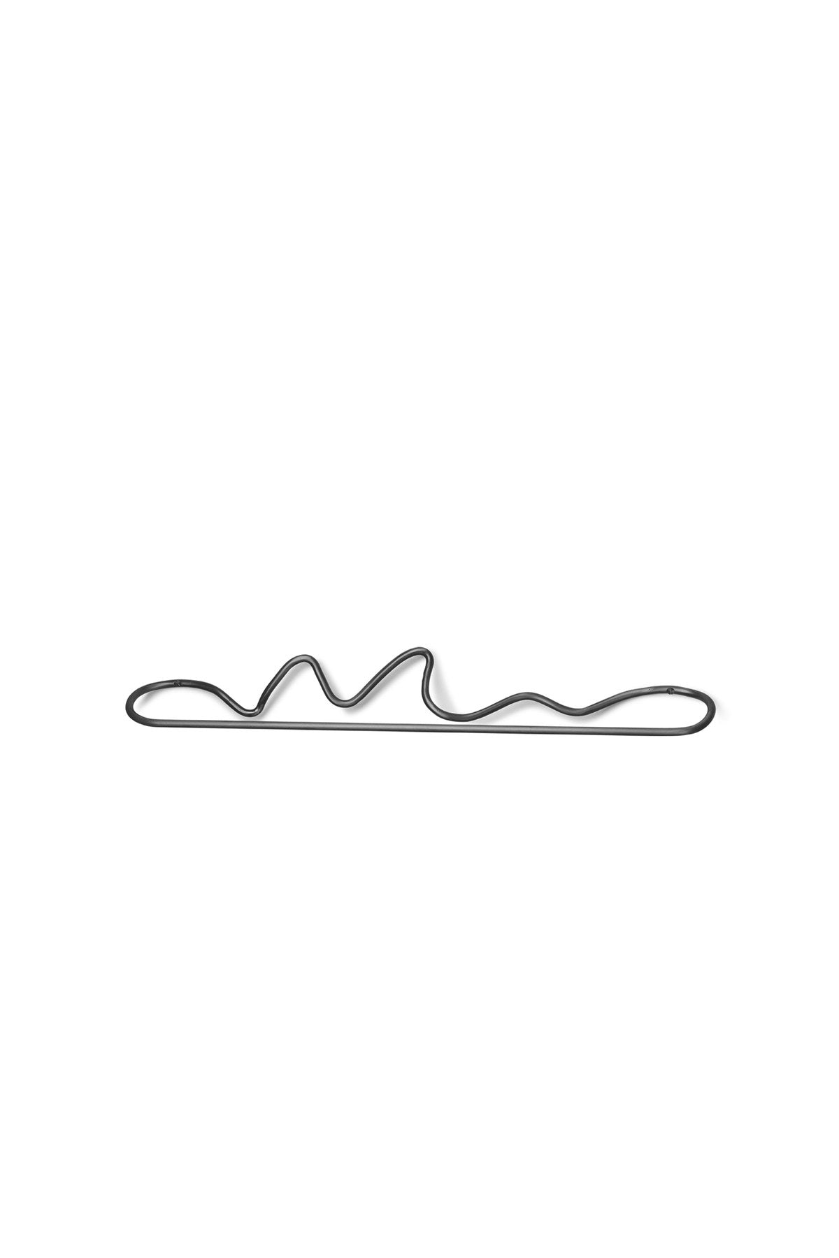 Curvature Handtuchhalter in Schwarz präsentiert im Onlineshop von KAQTU Design AG. Handtuchhalter ist von Ferm Living