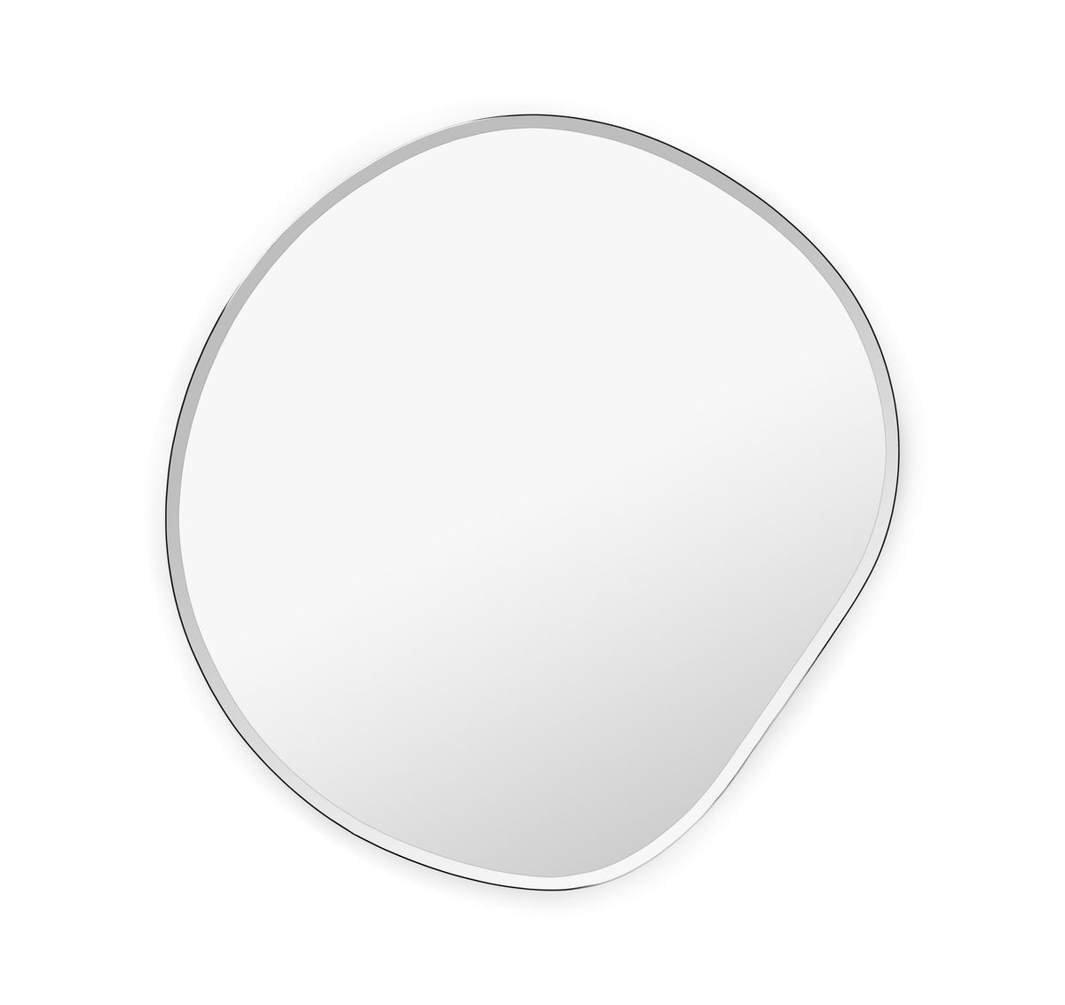 Pond Spiegel Klein in Silber / Chrom präsentiert im Onlineshop von KAQTU Design AG. Wandspiegel ist von Ferm Living