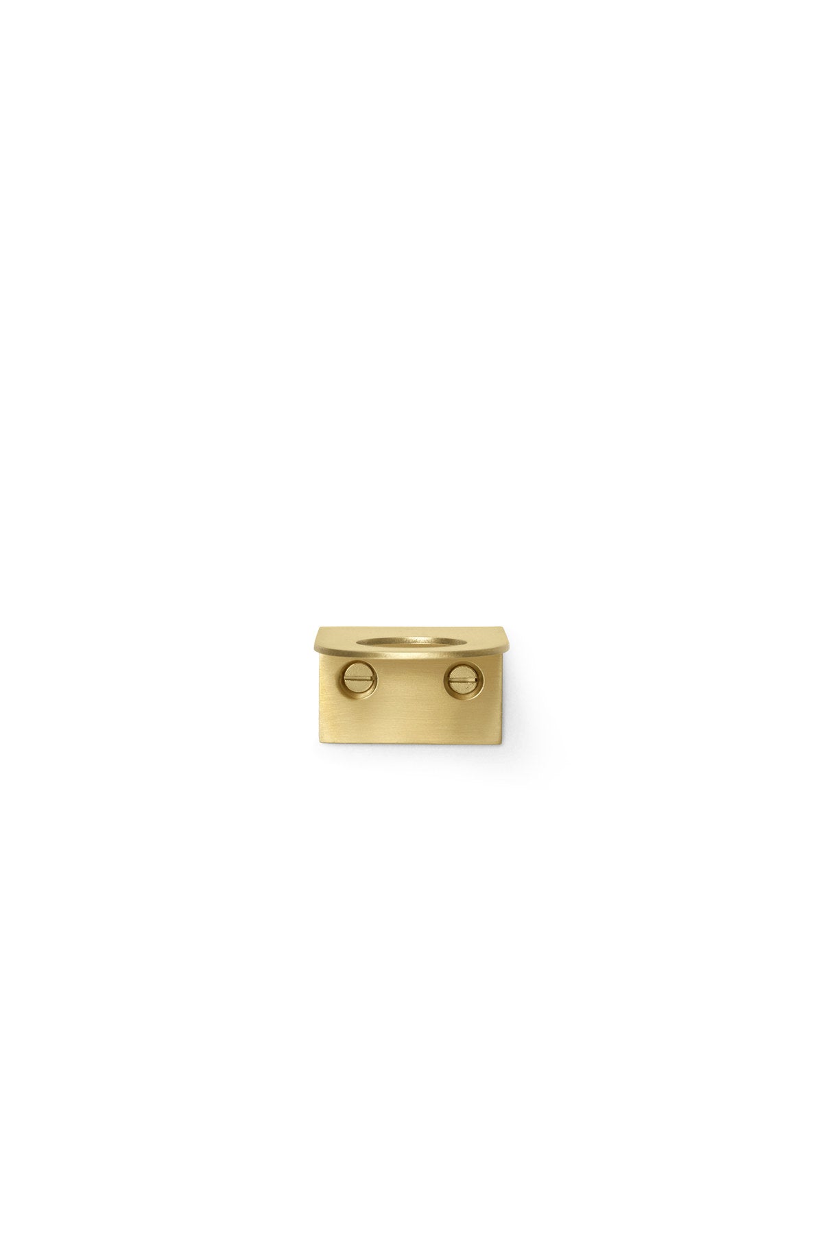 Bascho Wandhalter in Messing präsentiert im Onlineshop von KAQTU Design AG. Kleiderhaken ist von Ferm Living