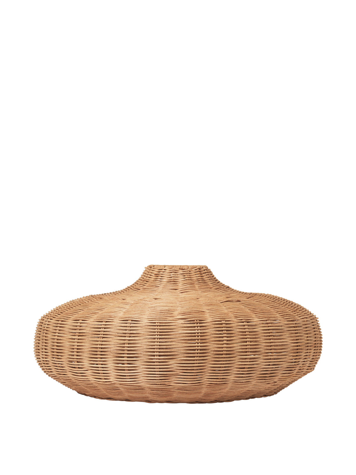 Braided Lampenschirm Disc in Braun präsentiert im Onlineshop von KAQTU Design AG. Pendelleuchte ist von Ferm Living