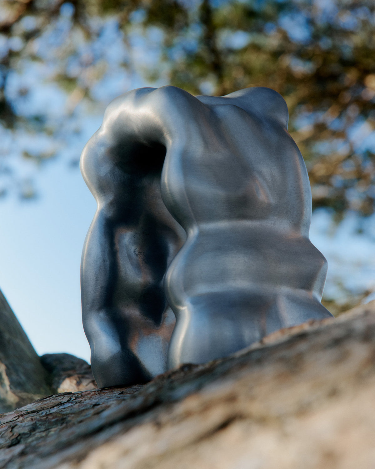 Morf Skulptur in Silber präsentiert im Onlineshop von KAQTU Design AG. Kunstgegenstände ist von Ferm Living