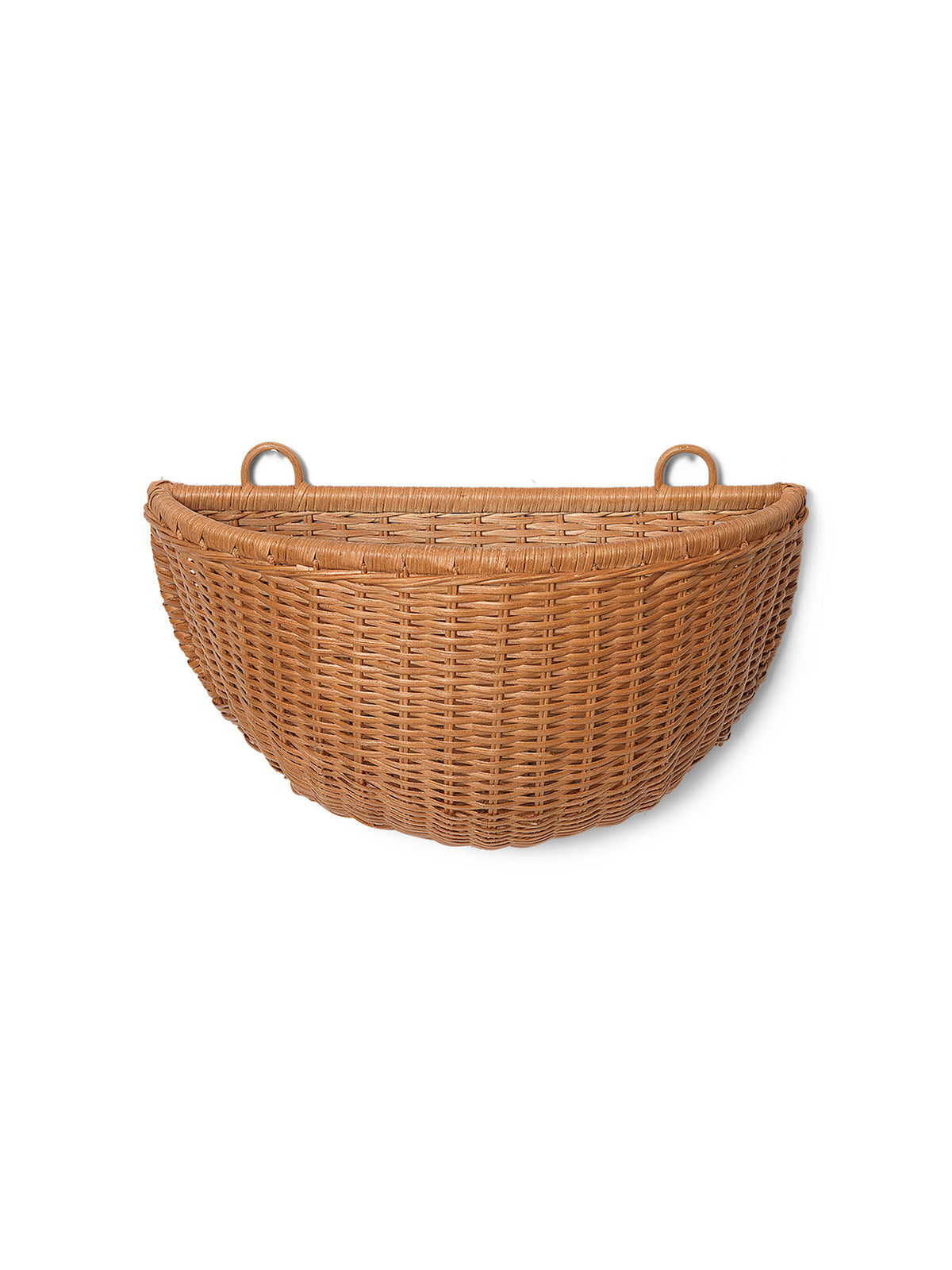 Geflochtene Wandtaschen 2er Set in Natur präsentiert im Onlineshop von KAQTU Design AG. Aufbewährungskörbe ist von Ferm Living