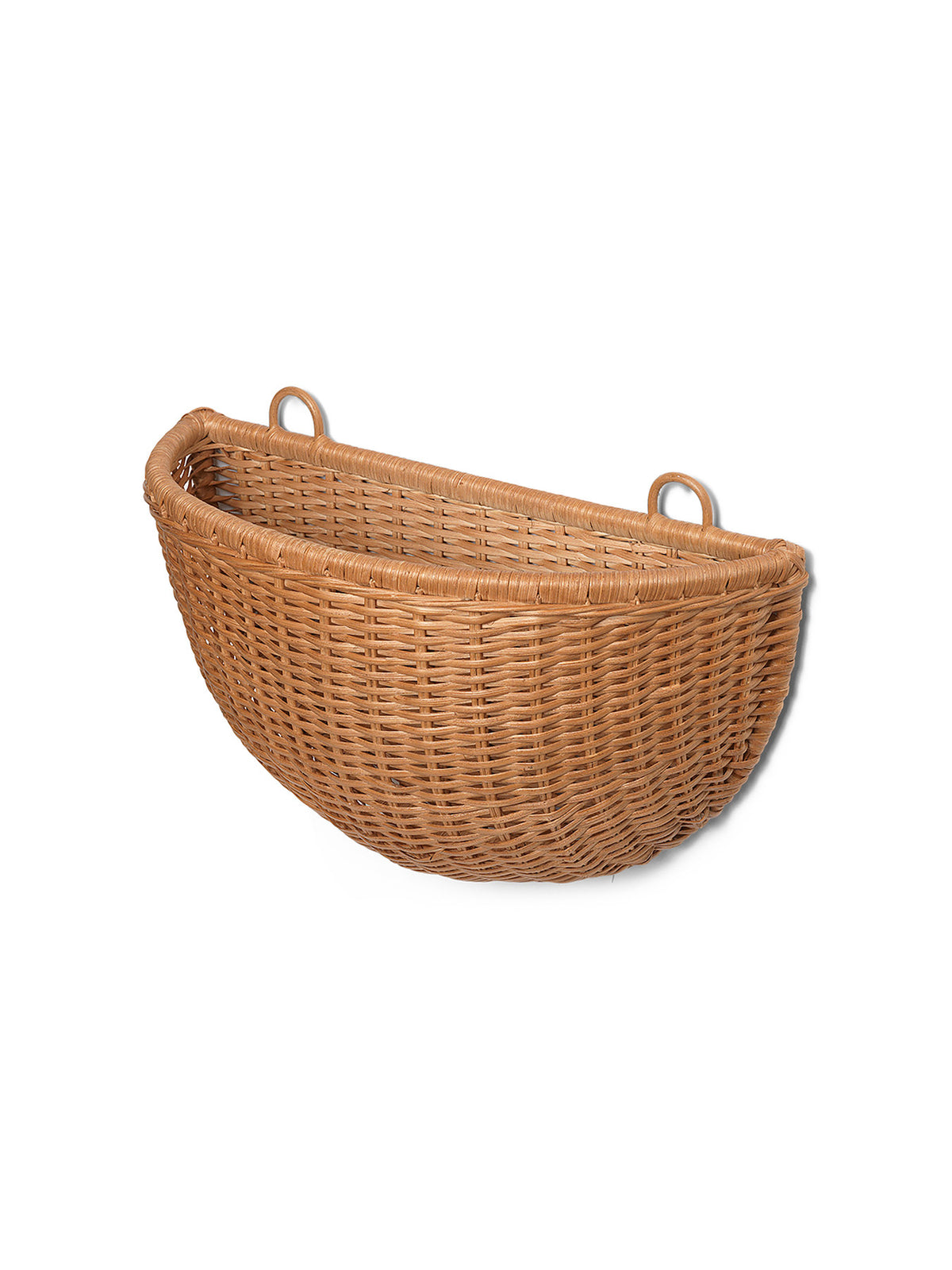 Geflochtene Wandtaschen 2er Set in Natur präsentiert im Onlineshop von KAQTU Design AG. Aufbewährungskörbe ist von Ferm Living