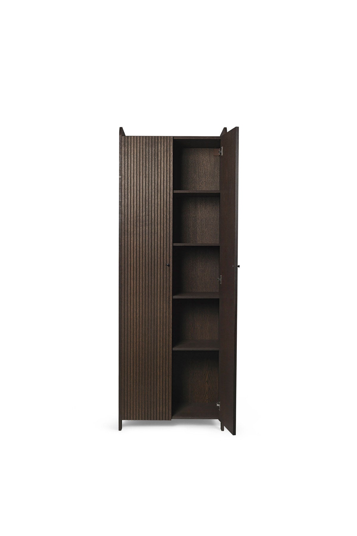 Sill Schrank Hoch in Dunkelbraun präsentiert im Onlineshop von KAQTU Design AG. Drehtürenschrank ist von Ferm Living