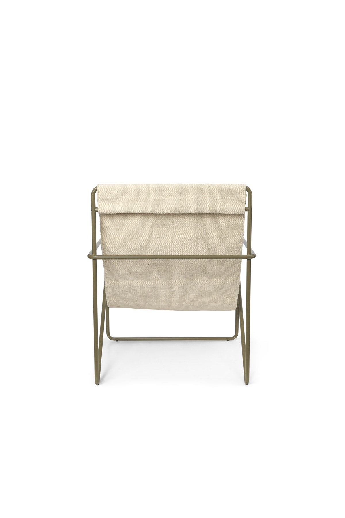 Desert Loungestuhl in Olive/Cloud präsentiert im Onlineshop von KAQTU Design AG. Outdoor-Sessel mit Armlehnen ist von Ferm Living