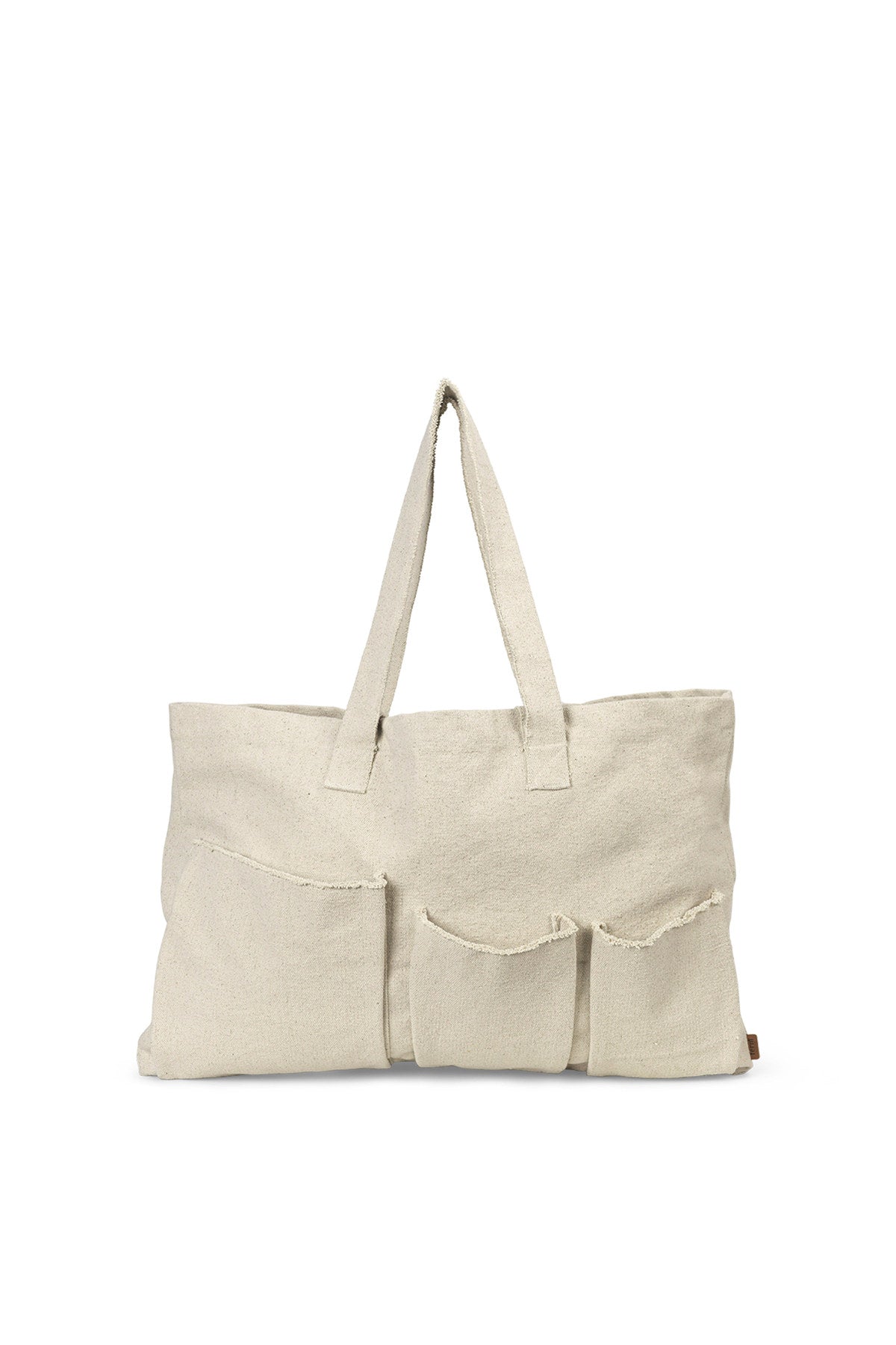 Pocket Weekend Tasche in Off-White präsentiert im Onlineshop von KAQTU Design AG. Tasche ist von Ferm Living