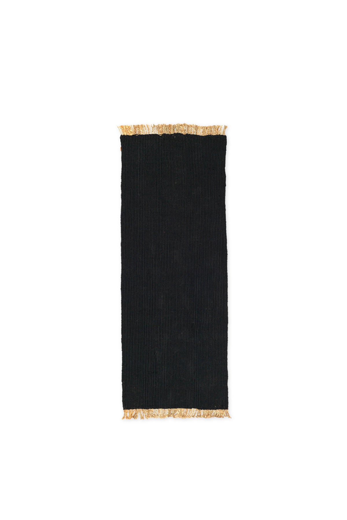 Block Teppich in Black/Natural präsentiert im Onlineshop von KAQTU Design AG. Teppich ist von Ferm Living