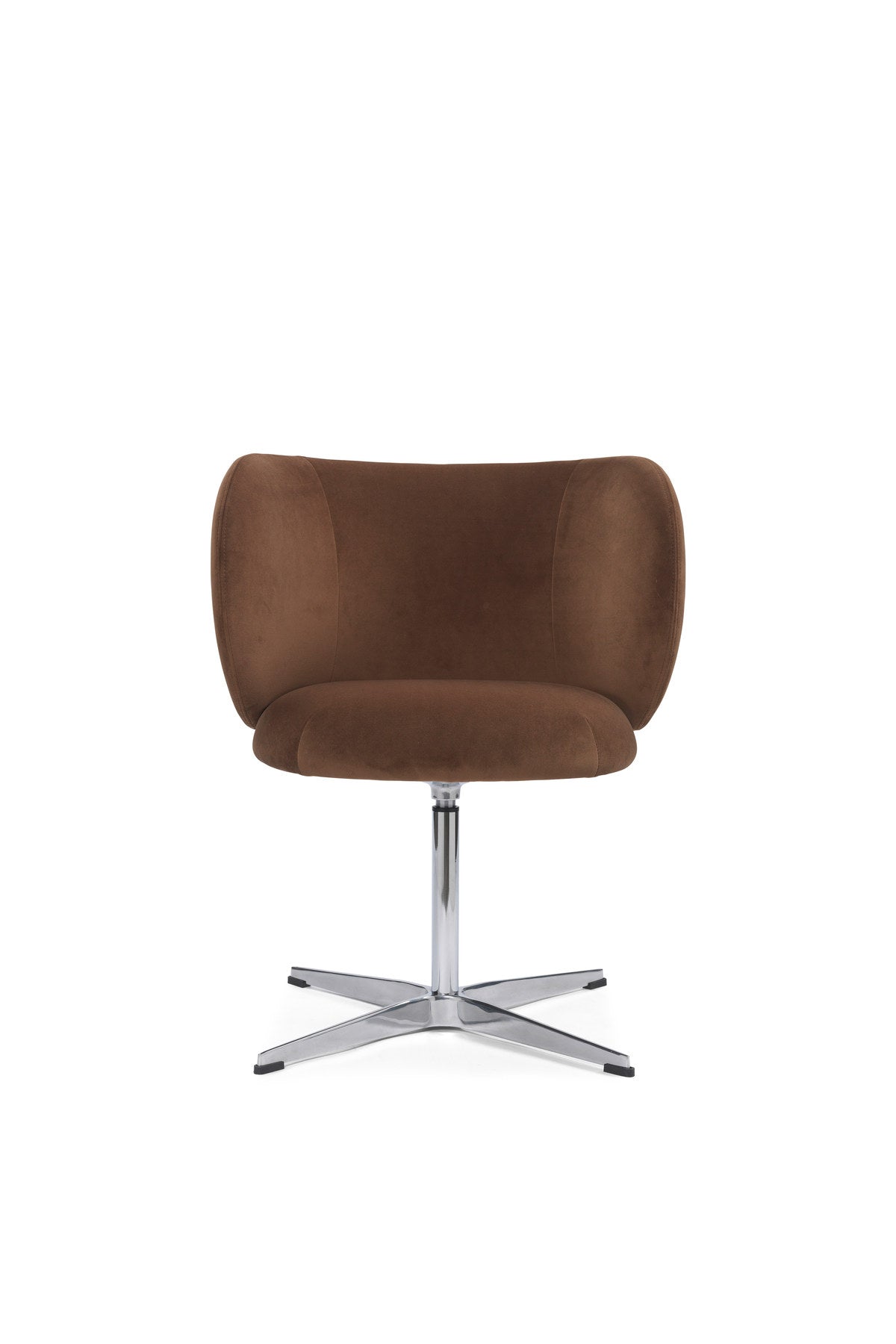 Drehstuhl Rico mit runden Formen und weichen Linien, Esszimmerstuhl von Ferm Living