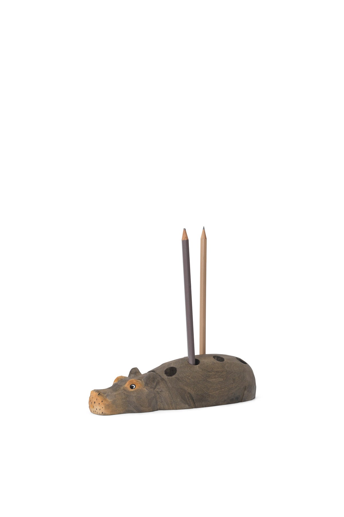 Hippo Stiftehalter in Hippo präsentiert im Onlineshop von KAQTU Design AG. Figuren / Objekte Kids ist von Ferm Living