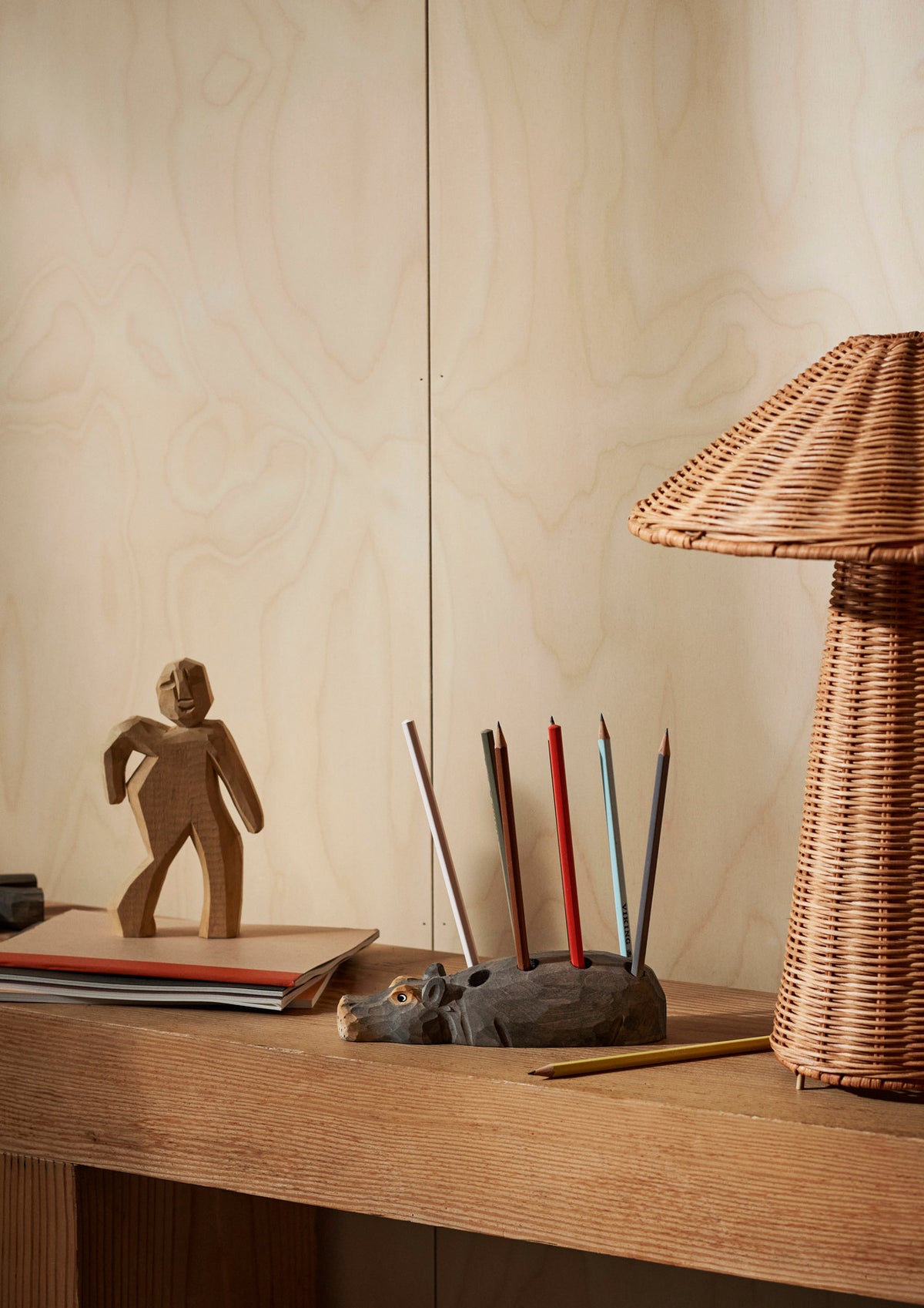 Hippo Stiftehalter in Hippo präsentiert im Onlineshop von KAQTU Design AG. Figuren / Objekte Kids ist von Ferm Living