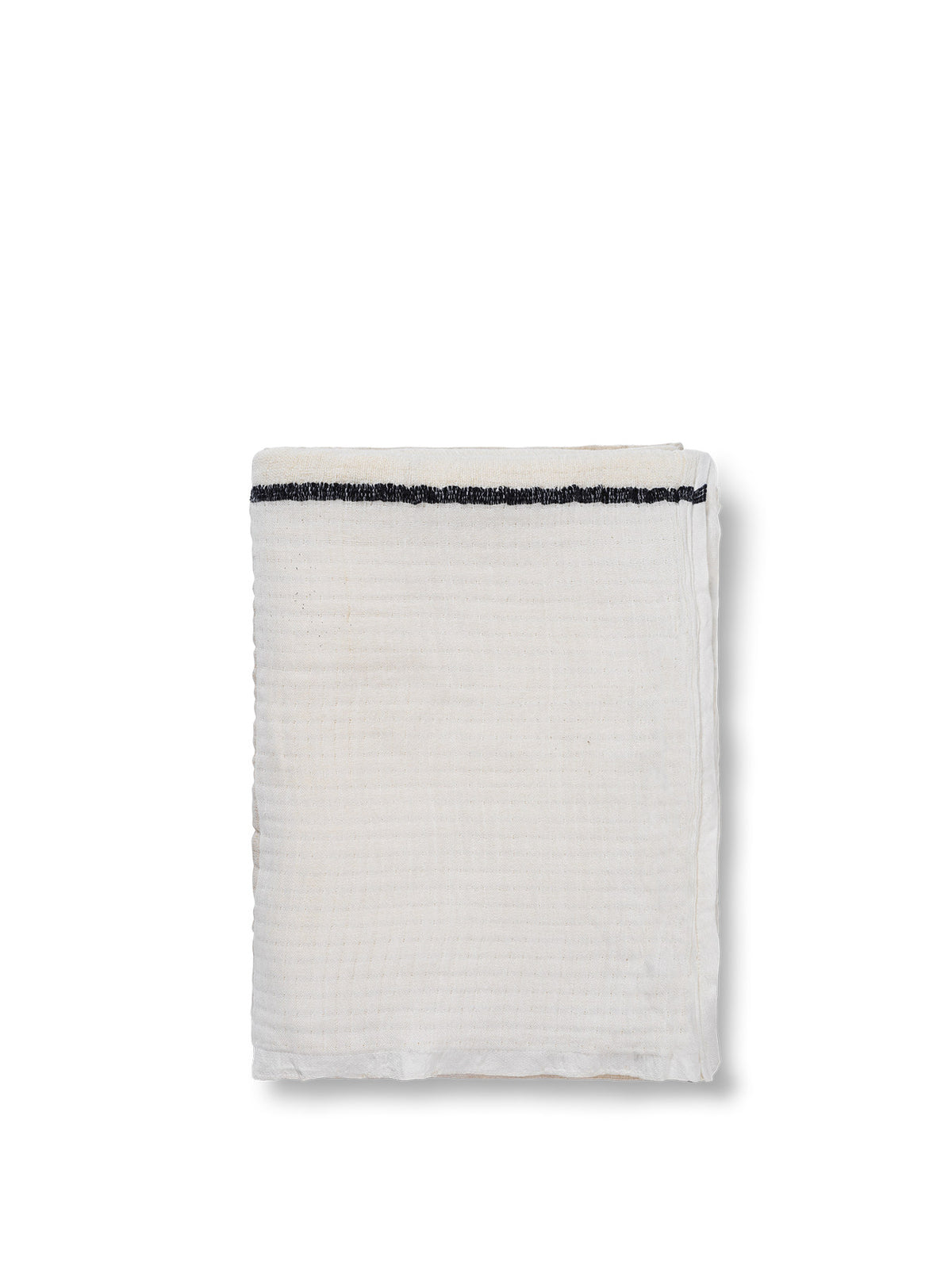 Dela Throw in Natural/Offwhite präsentiert im Onlineshop von KAQTU Design AG. Wolldecke ist von Ferm Living