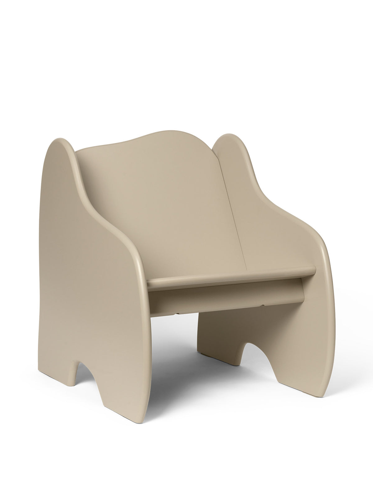 Slope Lounge Chair in Cashmere präsentiert im Onlineshop von KAQTU Design AG. Sessel ist von Ferm Living
