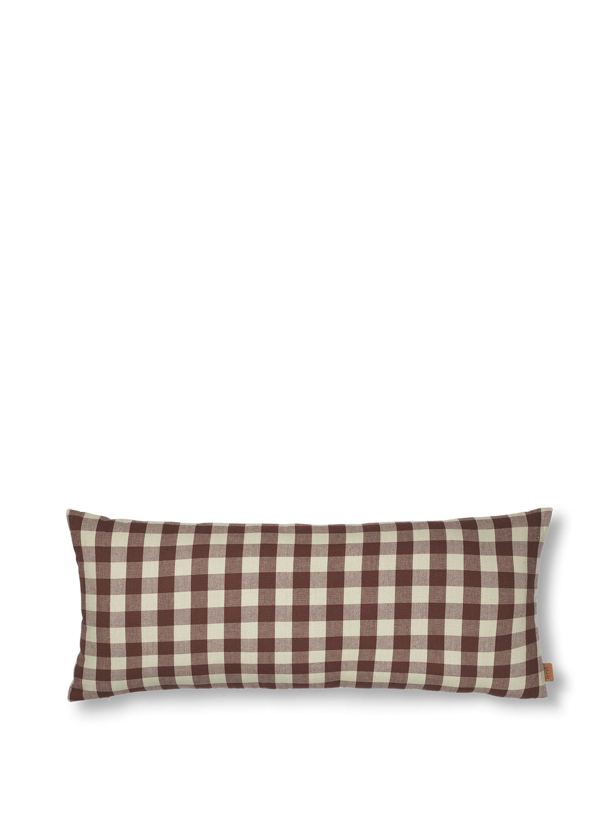 Bothy Check Kissen in Cinnamon/Grey Green präsentiert im Onlineshop von KAQTU Design AG. Deko Kissen ist von Ferm Living