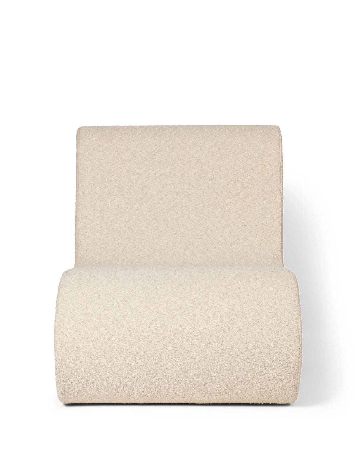 Rouli Center Module Pure Bouclé in Offwhite präsentiert im Onlineshop von KAQTU Design AG. Outdoor-Sessel ist von Ferm Living