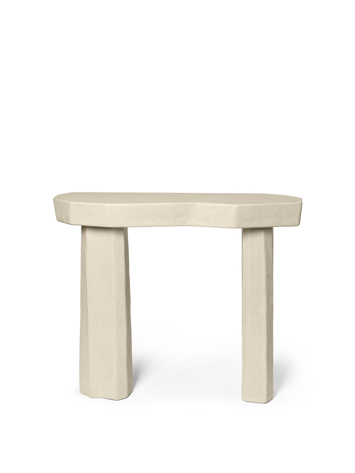 Staffa Console Table in Ivory präsentiert im Onlineshop von KAQTU Design AG. Couchtisch ist von Ferm Living