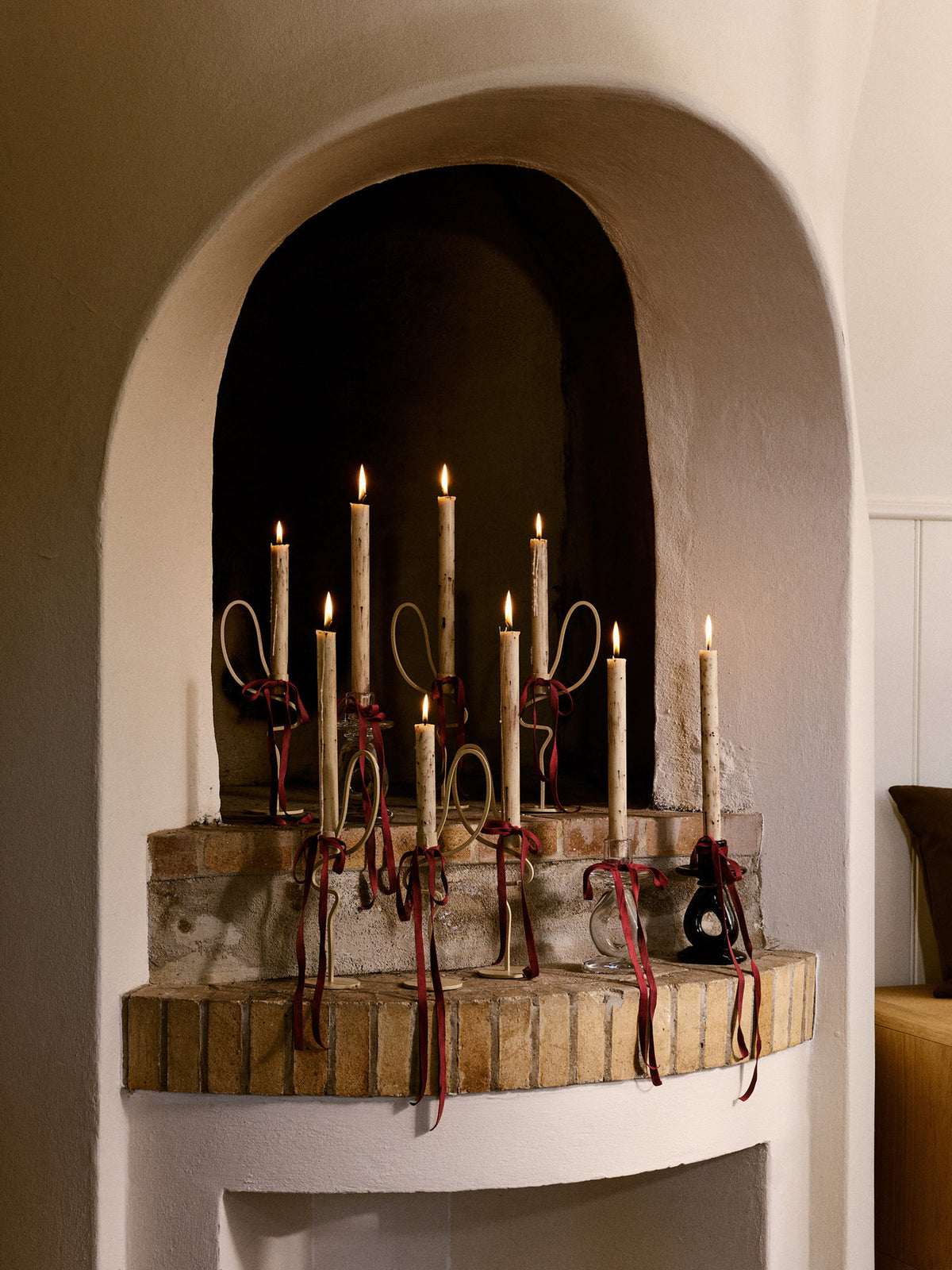 Valse Kerzenhalter High in Cashmere präsentiert im Onlineshop von KAQTU Design AG. Kerzenständer ist von Ferm Living