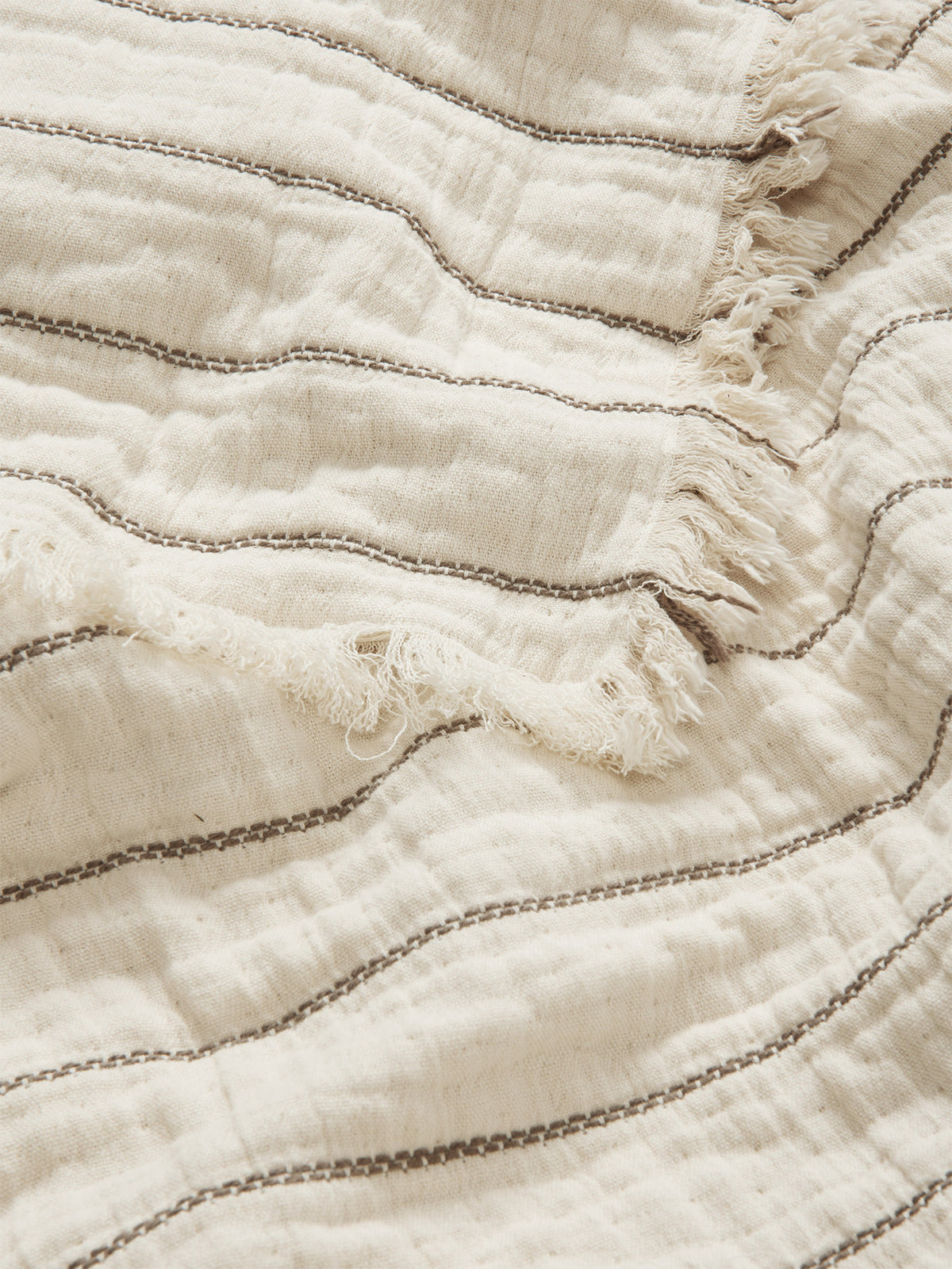Aires Bettüberwurf Double in Undyed präsentiert im Onlineshop von KAQTU Design AG. Wolldecke ist von Ferm Living
