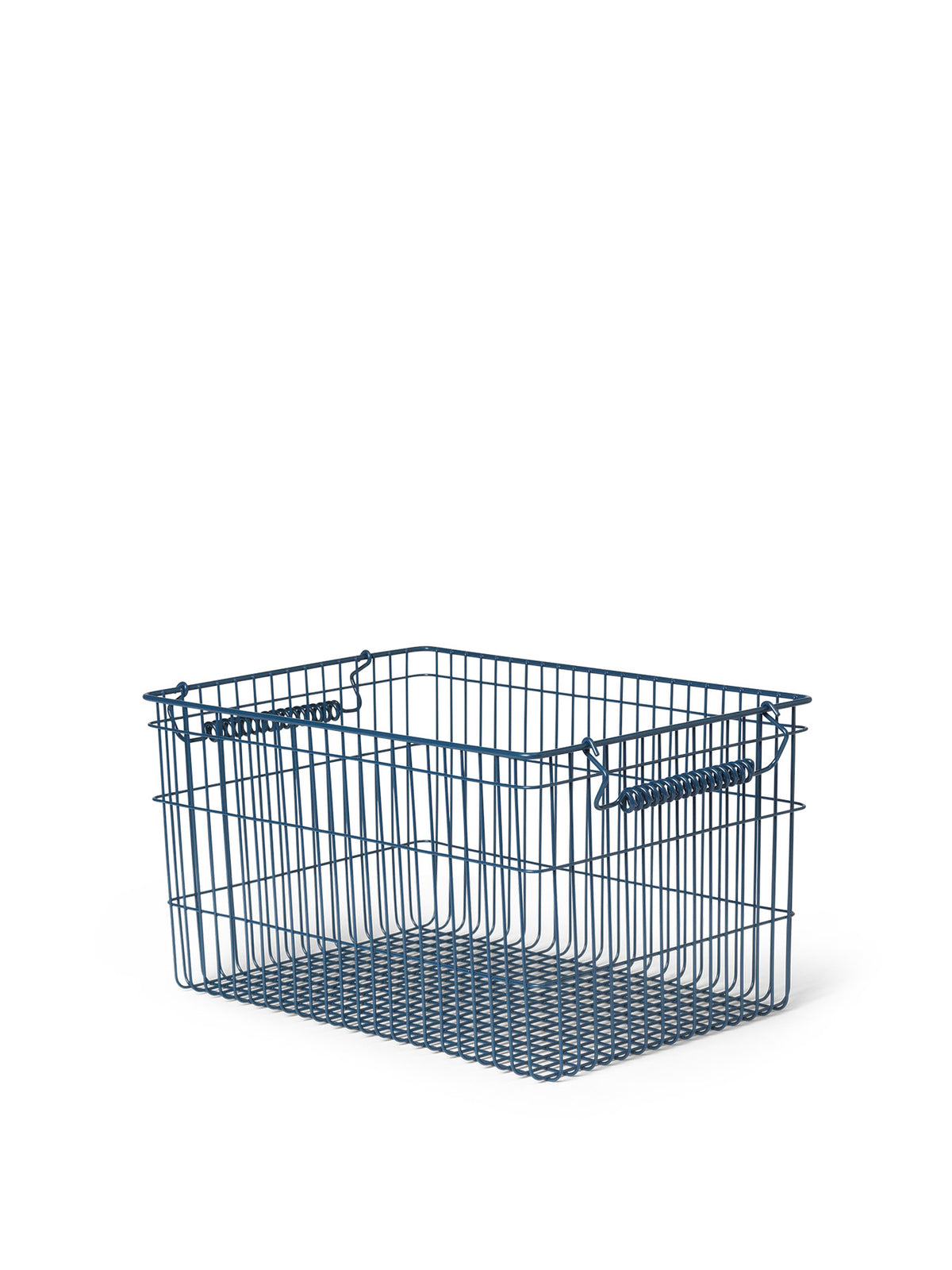 Cala stapelbare Körbe Set of 2 in Dark Blue präsentiert im Onlineshop von KAQTU Design AG. Aufbewährungskörbe ist von Ferm Living