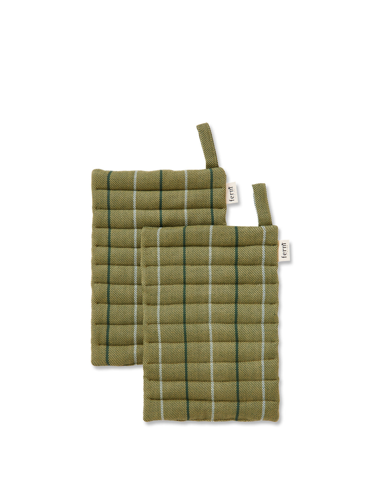 Ito Pot Holder Set of 2 in Seaweed präsentiert im Onlineshop von KAQTU Design AG. Küchentuch ist von Ferm Living