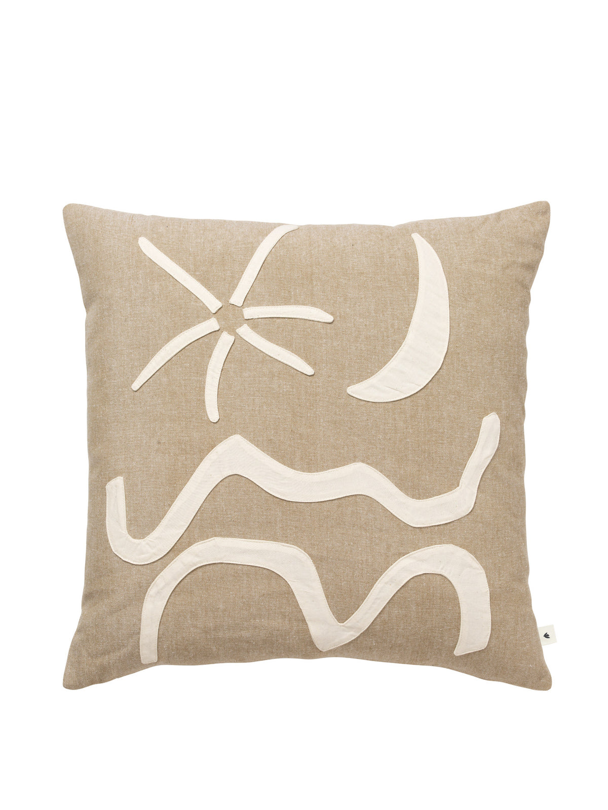 Kove Applique Kissenbezug in Bräune präsentiert im Onlineshop von KAQTU Design AG. Deko Kissenbezug ist von Ferm Living