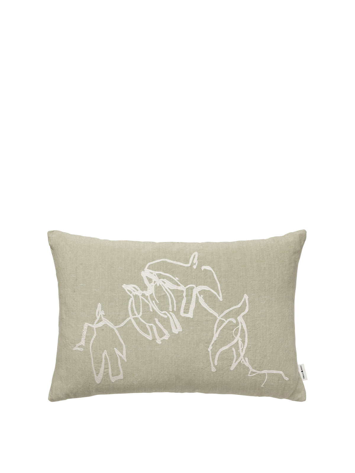 Vuelo Kissenbezug in Elm Green präsentiert im Onlineshop von KAQTU Design AG. Deko Kissenbezug ist von Ferm Living