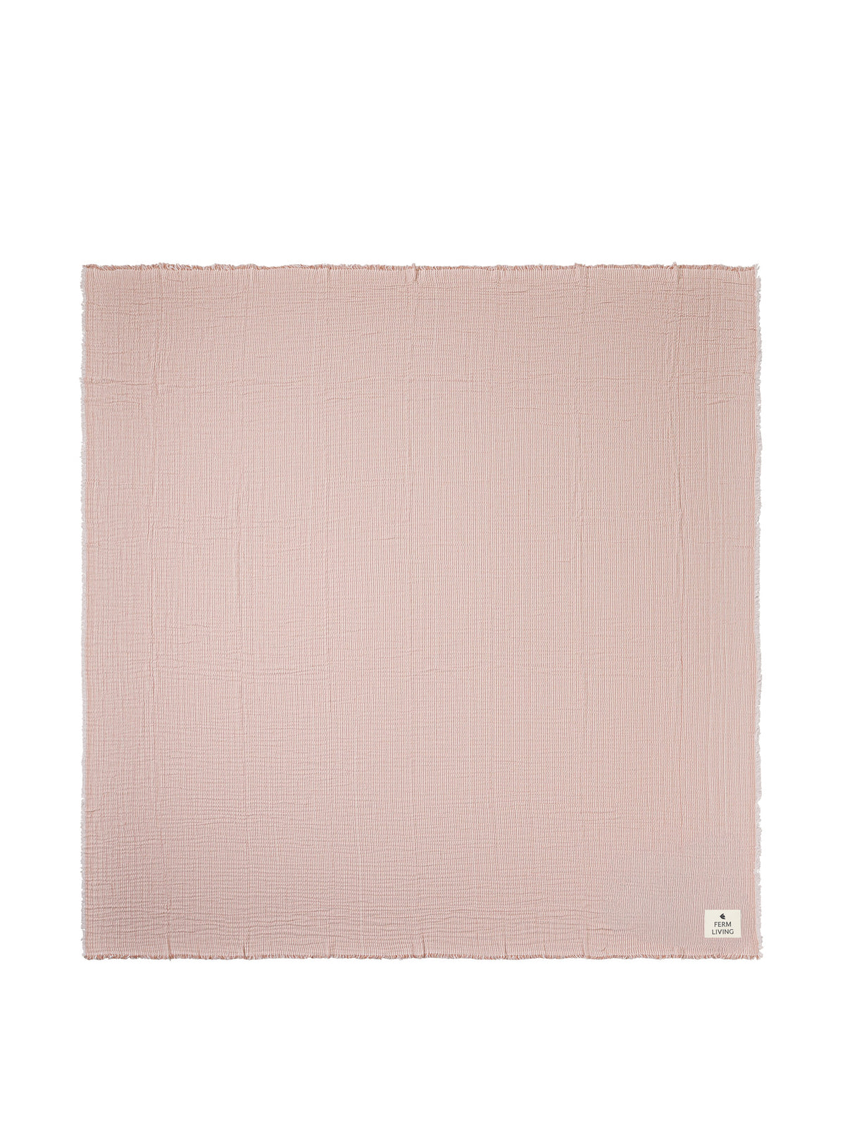 Fino Bettüberwurf in Terrakotta/Weisslich präsentiert im Onlineshop von KAQTU Design AG. Wolldecke ist von Ferm Living