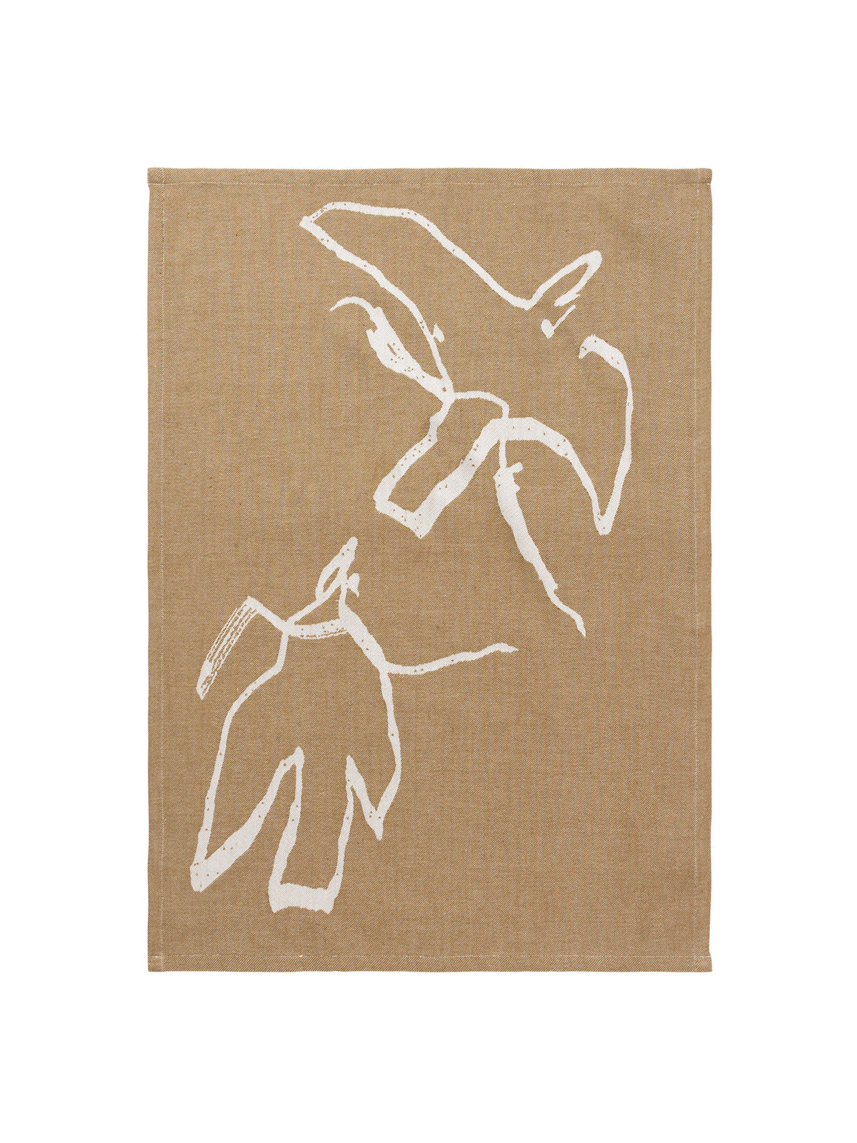 Vuelo Geschirrtuch in Sugar Kelp/Off-White präsentiert im Onlineshop von KAQTU Design AG. Küchentuch ist von Ferm Living
