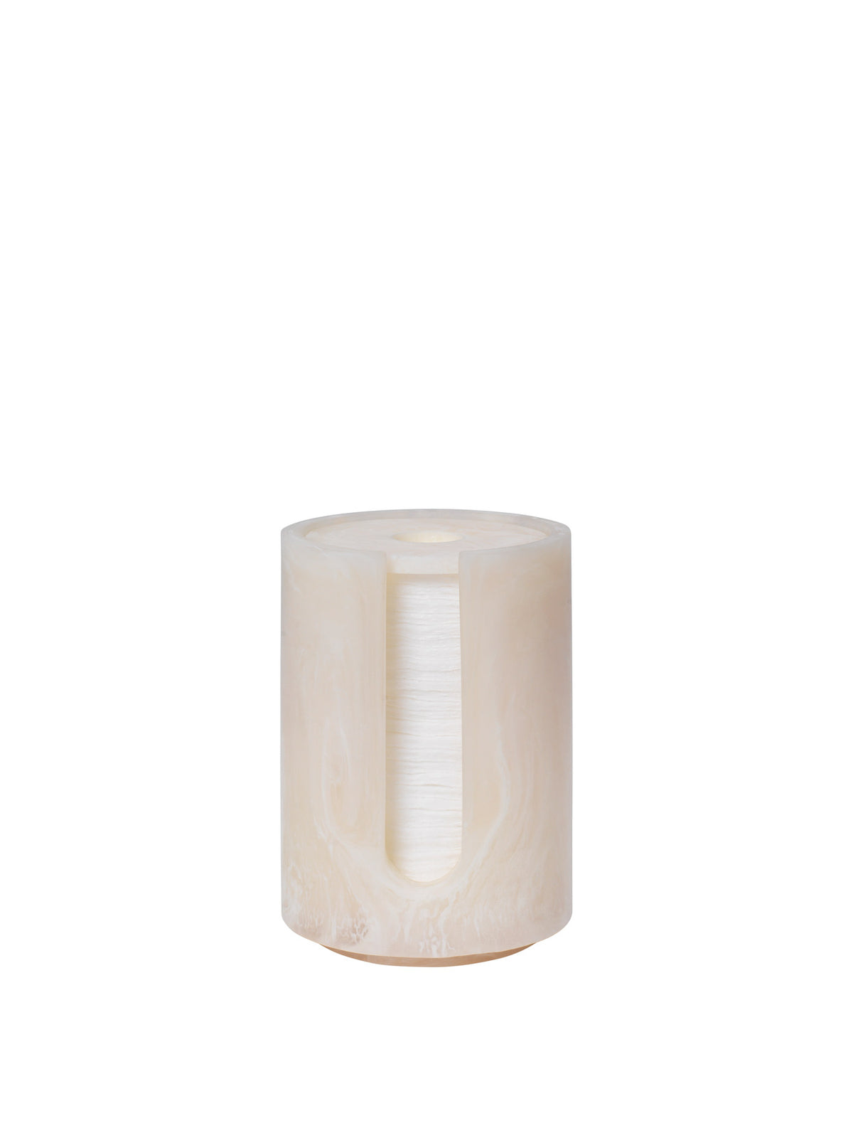 Mist Wattepadhalter in Pearl präsentiert im Onlineshop von KAQTU Design AG. Badzubehör ist von Ferm Living