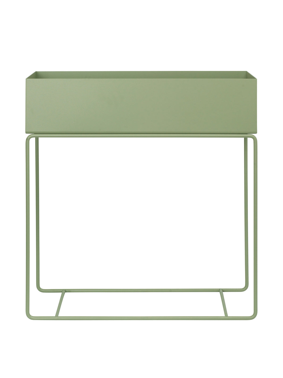 Pflanzentopf Outdoor Pflanzenbox von Ferm Living, Metallgefäss auf dünnen Beinen