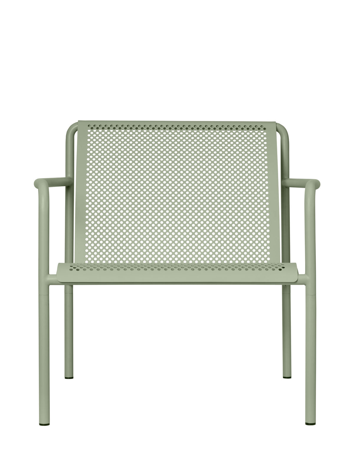 Dapple Lounge Chair mit Armlehnen in Teegrün präsentiert im Onlineshop von KAQTU Design AG. Outdoor-Sessel mit Armlehnen ist von Ferm Living