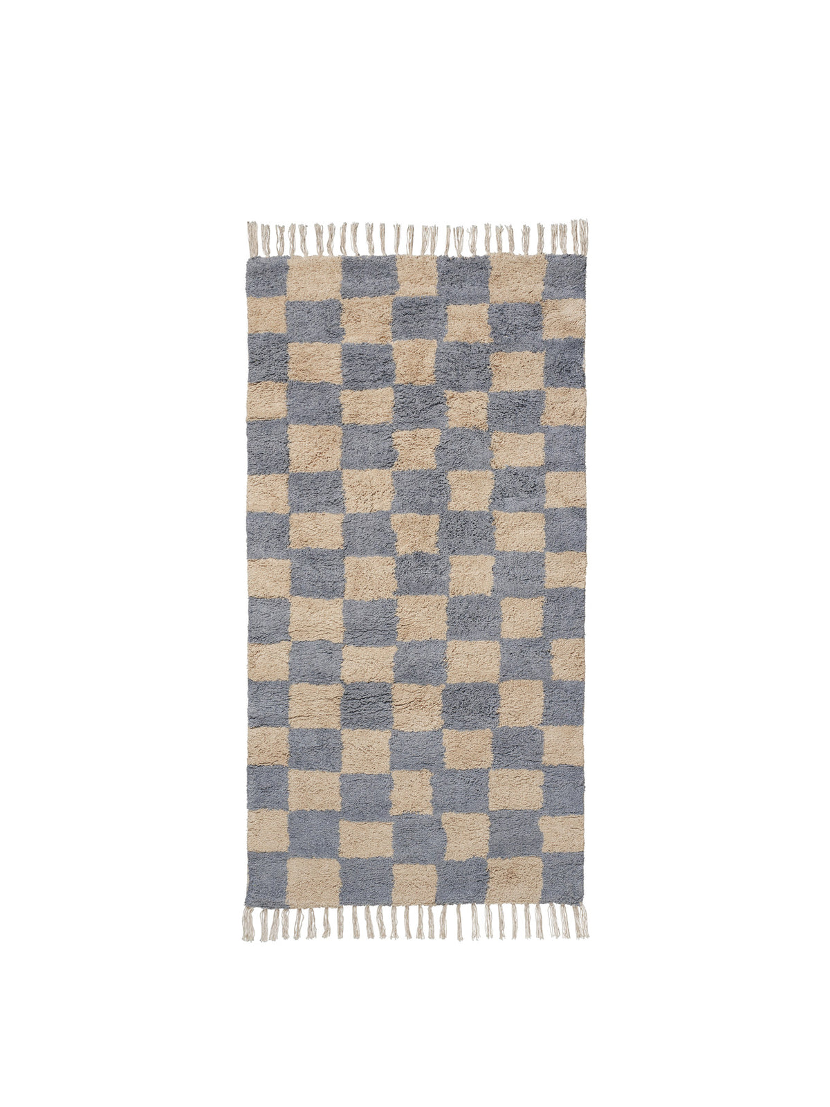 Mara Washable Rug in Mist Blue/Warm Sand präsentiert im Onlineshop von KAQTU Design AG. Teppich ist von Ferm Living