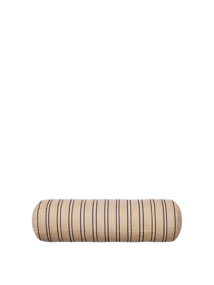 Twill Bolster Kissen  in Cashmere/Black präsentiert im Onlineshop von KAQTU Design AG. Deko Kissen ist von Ferm Living