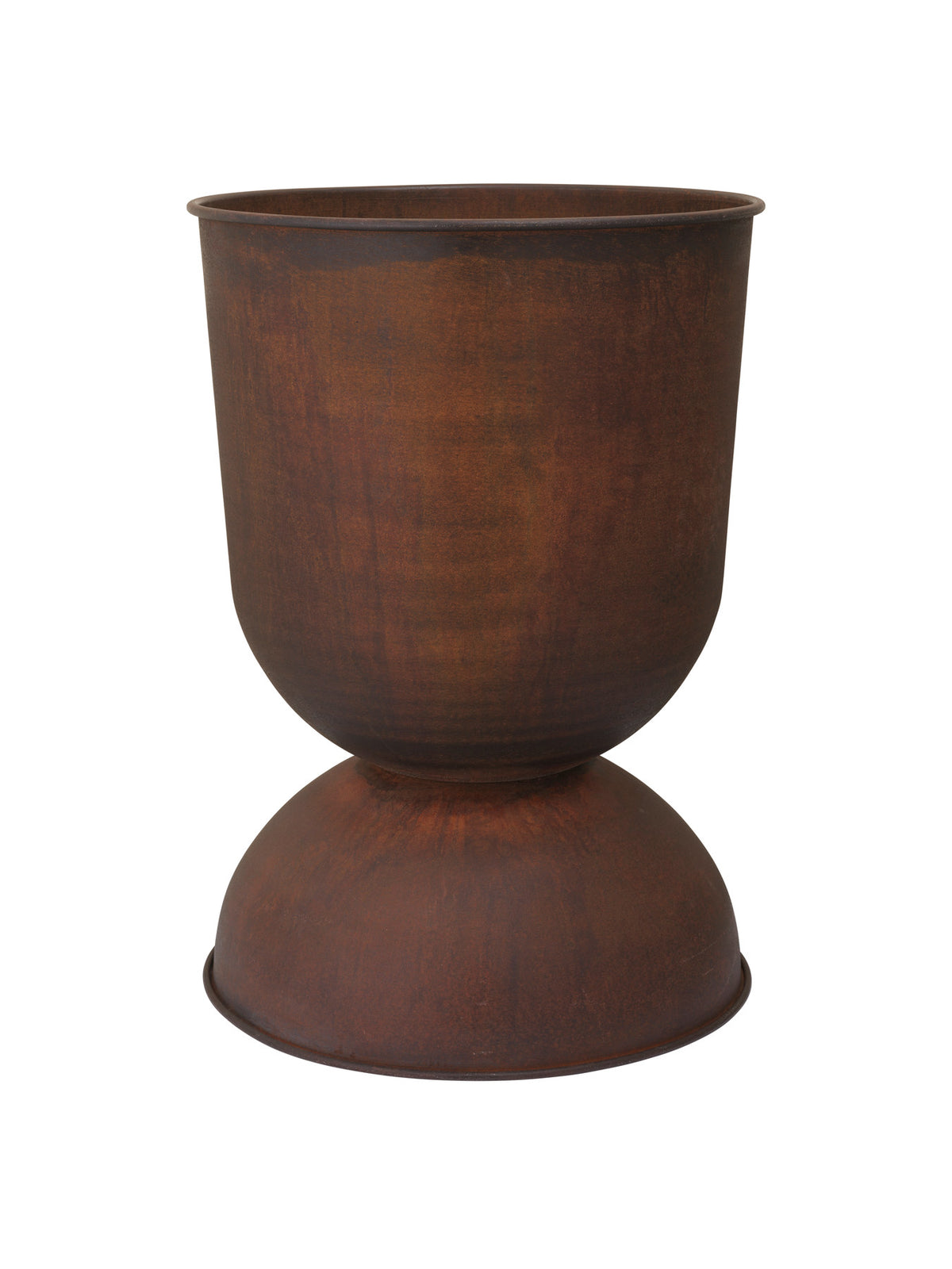 Hourglass Topf in Rust präsentiert im Onlineshop von KAQTU Design AG. Pflanzentopf Outdoor ist von Ferm Living