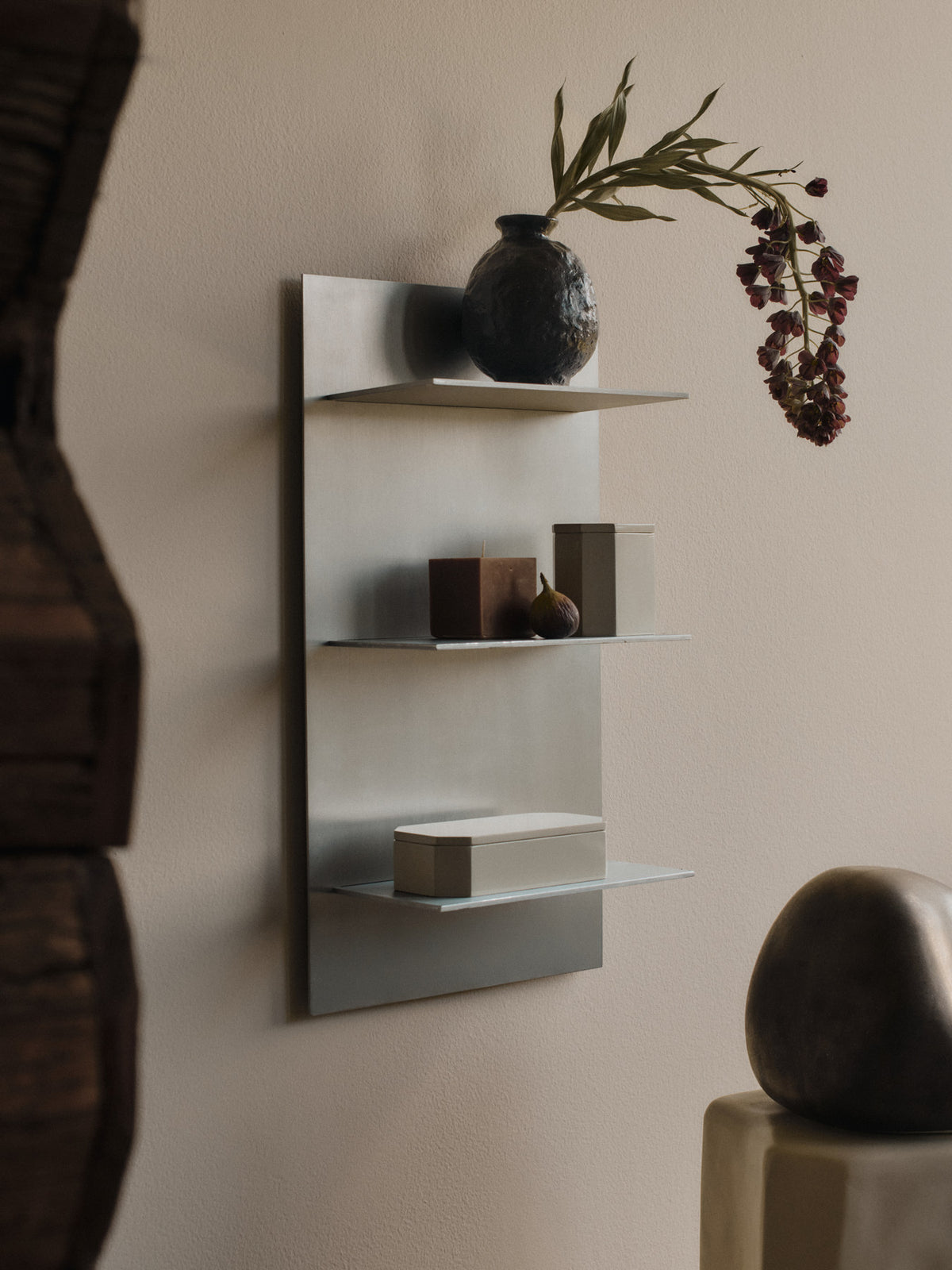 Burren Block Candle Small in Bronze präsentiert im Onlineshop von KAQTU Design AG. Kerzen ist von Ferm Living
