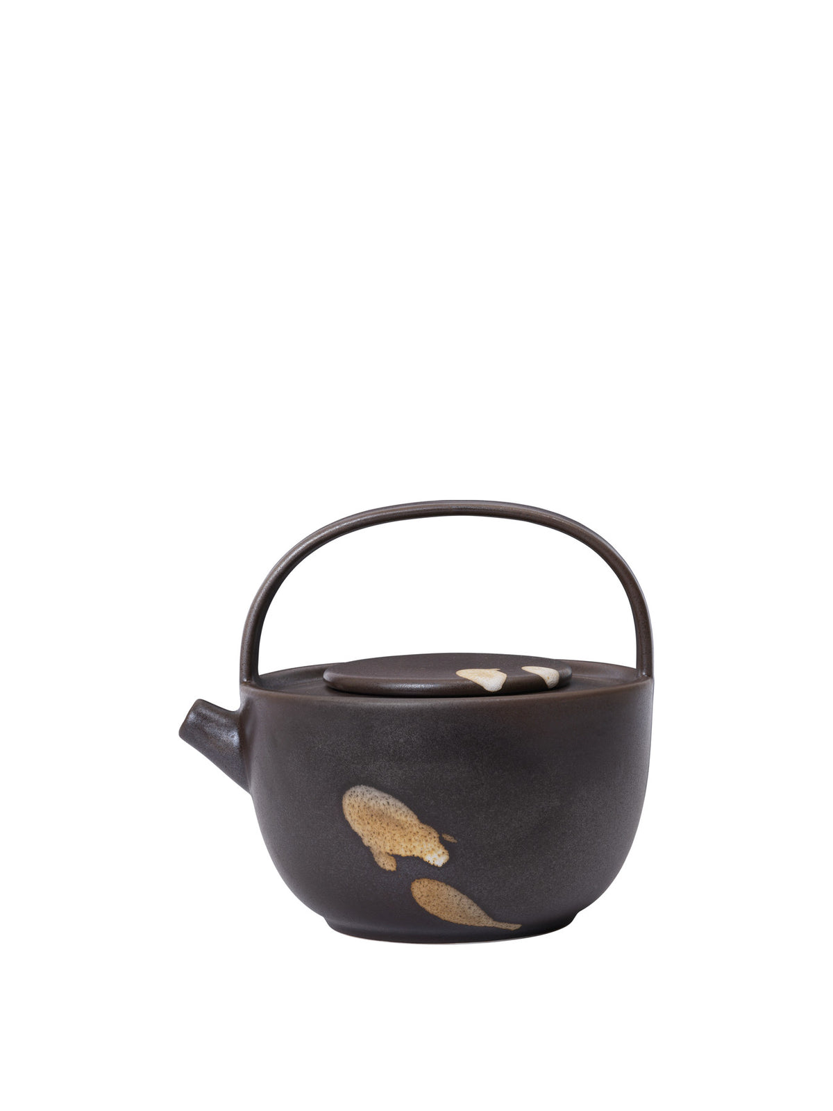 Koyo Teapot in Dark Brown/Buff präsentiert im Onlineshop von KAQTU Design AG. Kanne ist von Ferm Living