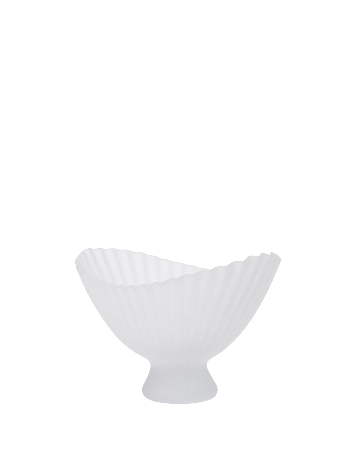 Fountain Glass Bowl 28 in Frosted präsentiert im Onlineshop von KAQTU Design AG. Schale ist von Ferm Living