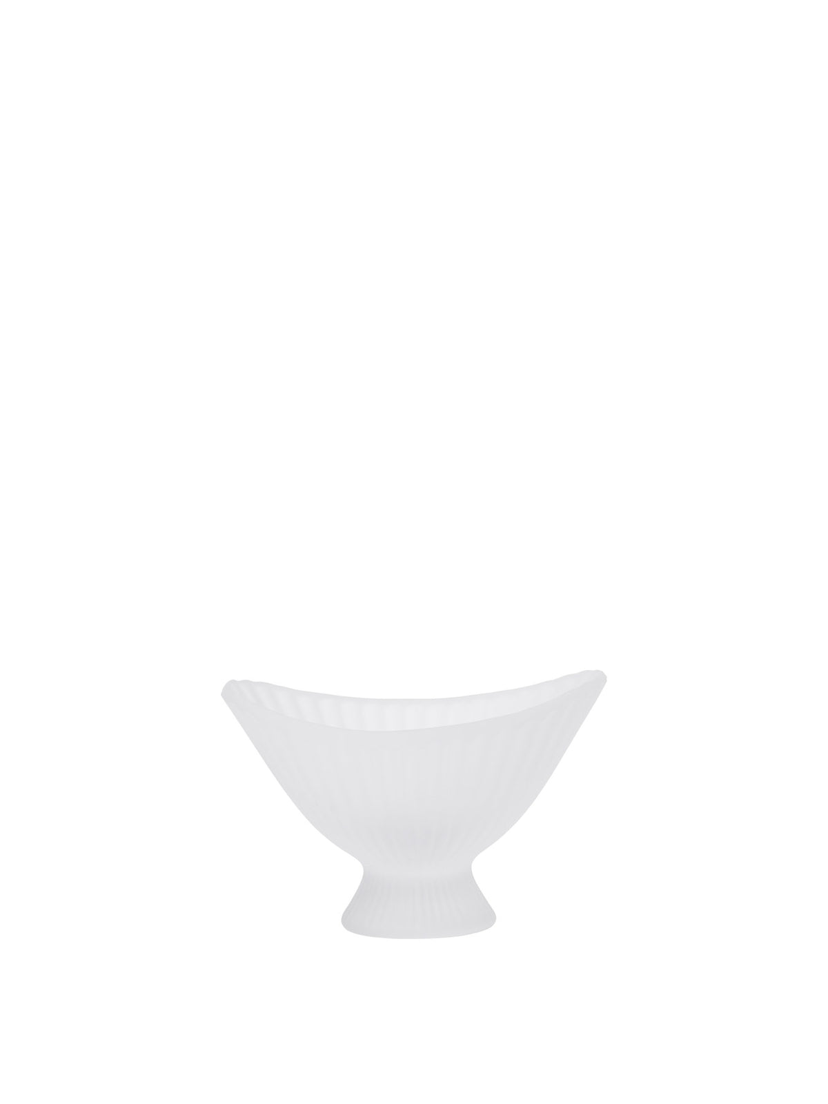Fountain Glass Bowl 19 in Frosted präsentiert im Onlineshop von KAQTU Design AG. Schale ist von Ferm Living