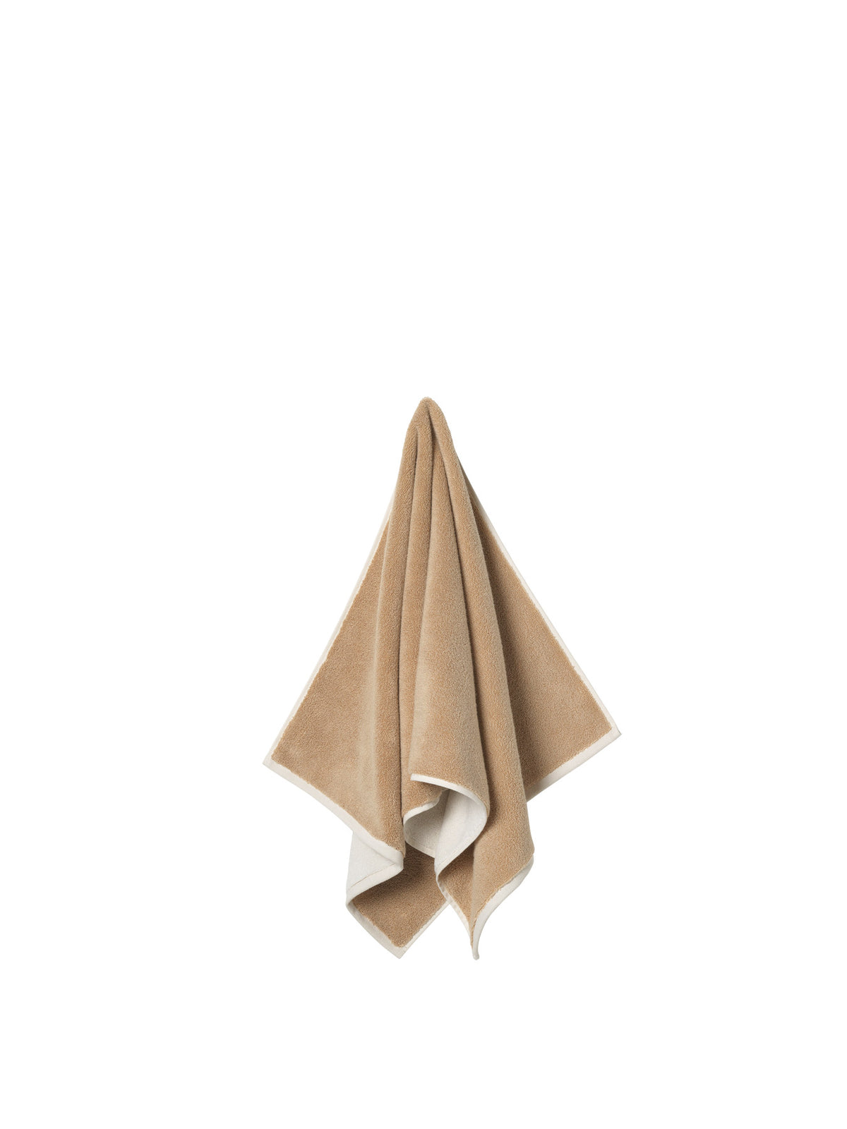 Ekko Handtuch in Cashmere/Off-white präsentiert im Onlineshop von KAQTU Design AG. Handtuch ist von Ferm Living