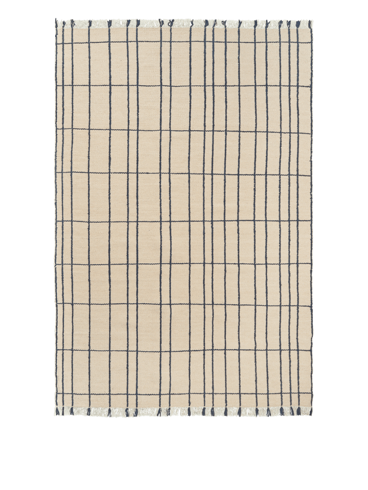 Sen Teppich 200 x 300  in Parchment/Indigo präsentiert im Onlineshop von KAQTU Design AG. Teppich ist von Ferm Living