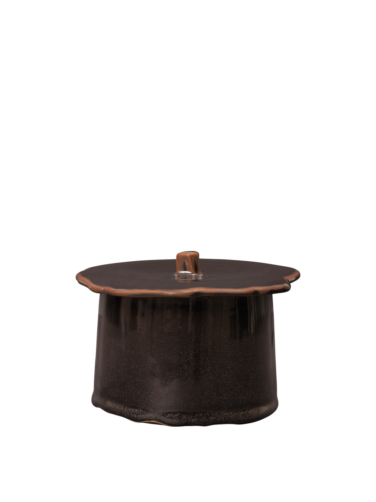 Marnen Jar H9 in Carob Brown präsentiert im Onlineshop von KAQTU Design AG. Vase ist von Ferm Living