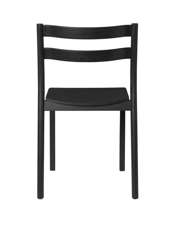 Eleganter Boda Esszimmerstuhl von Ferm Living in Schwarz, ideal für moderne Esszimmer und geschmackvolle Inneneinrichtungen.