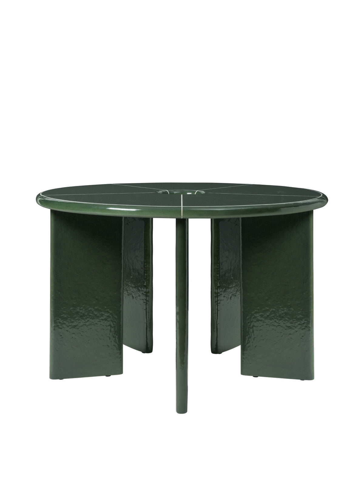 Deya Gartentisch Ø120 in Dark Green präsentiert im Onlineshop von KAQTU Design AG. Gartentisch ist von Ferm Living