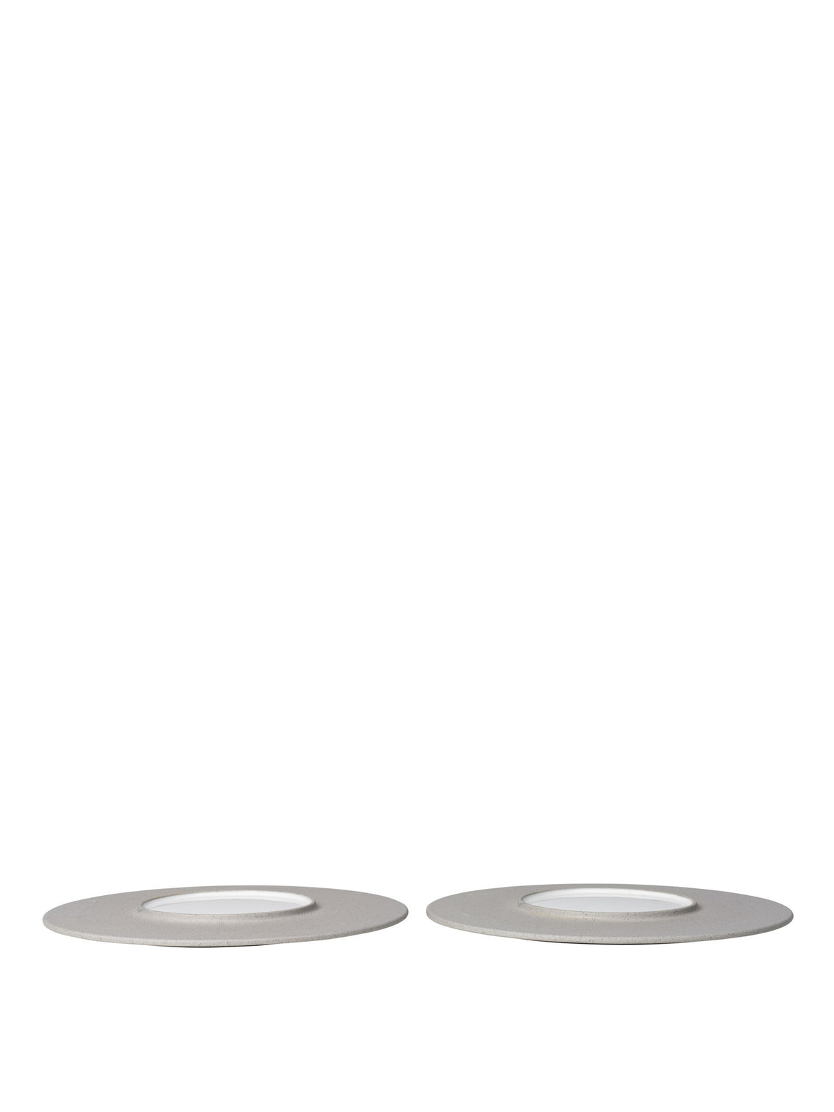 Sonae Dinner Plates 28 Set of 2 in Grey/White präsentiert im Onlineshop von KAQTU Design AG. Teller ist von Ferm Living